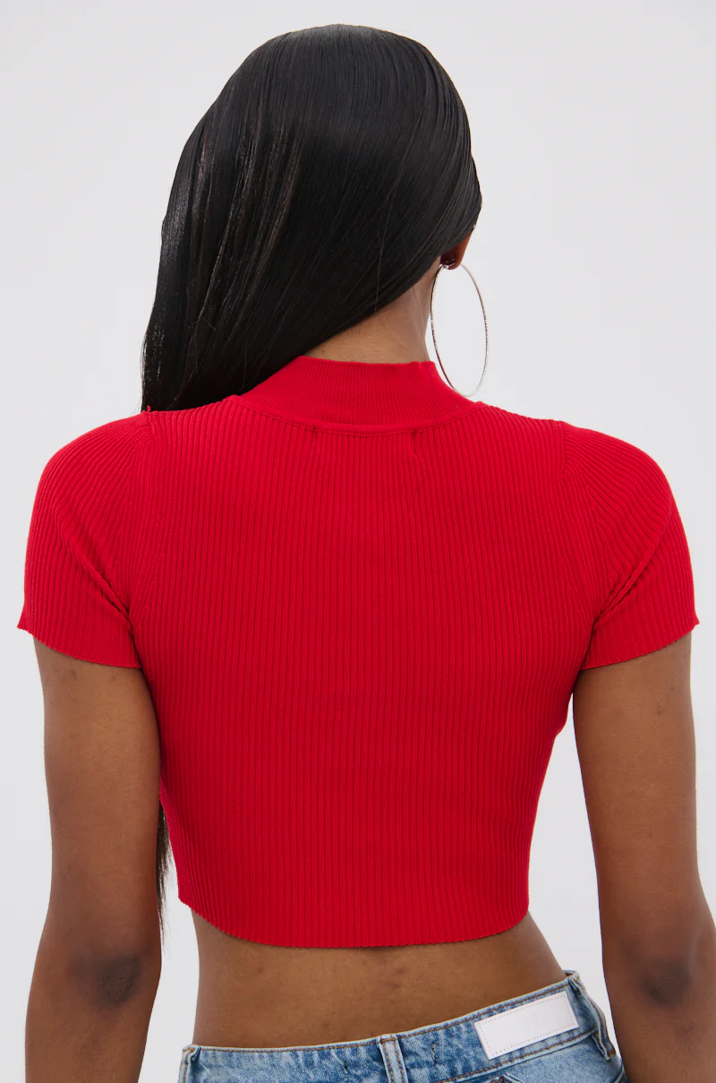 HEART YOU TEE IN RED - Image 4
