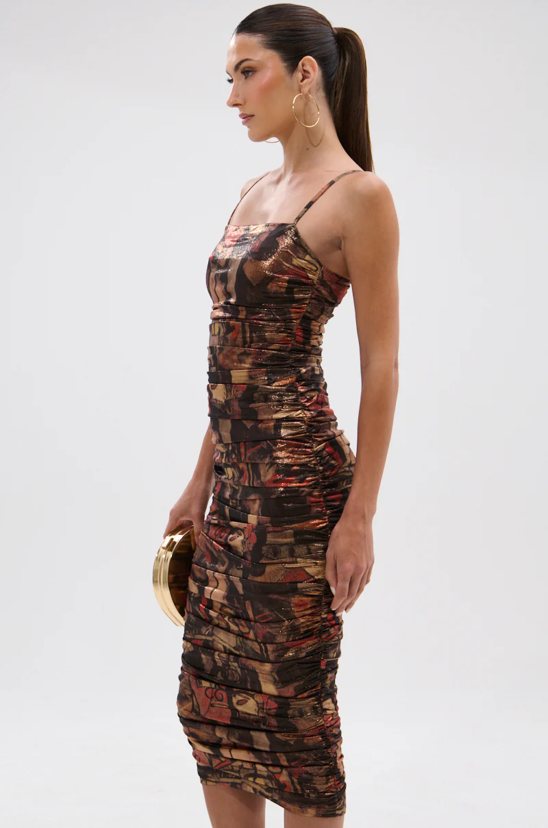 HEAVEN SENT MESH MIDI DRESS - Image 4