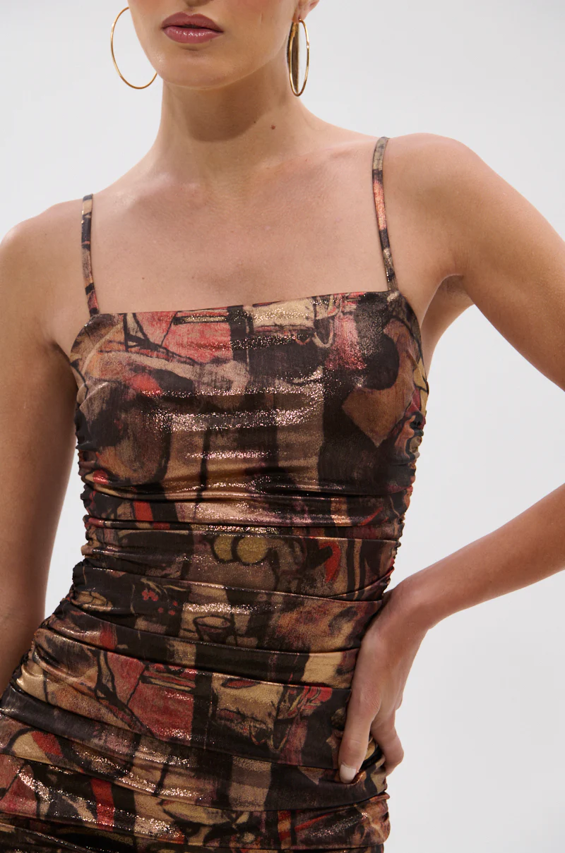 HEAVEN SENT MESH MIDI DRESS - Image 9