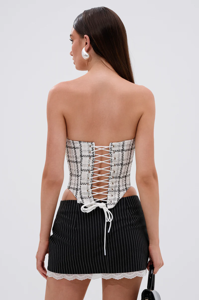 HEAVEN SENT TWEED CORSET - Image 5