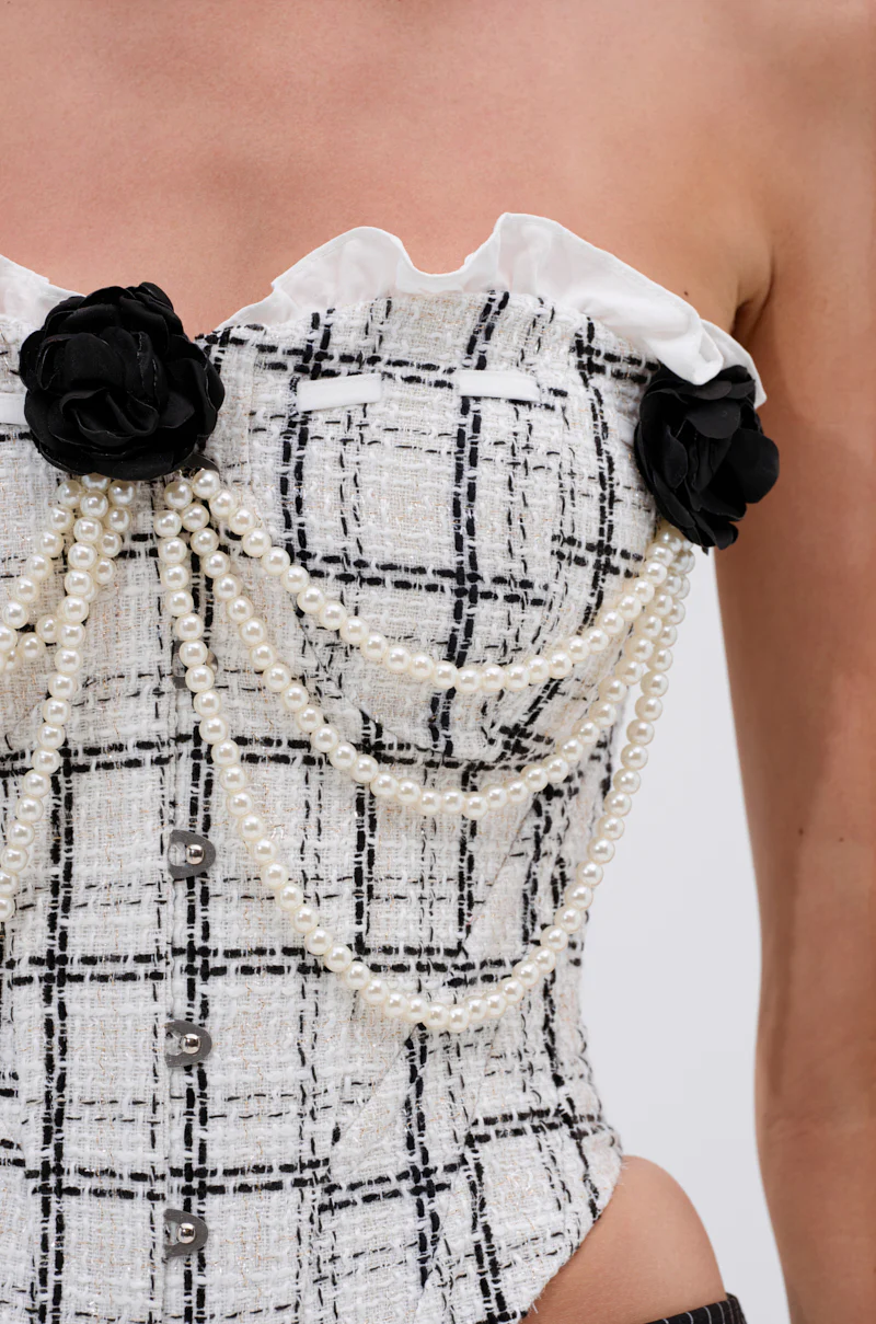 HEAVEN SENT TWEED CORSET - Image 8