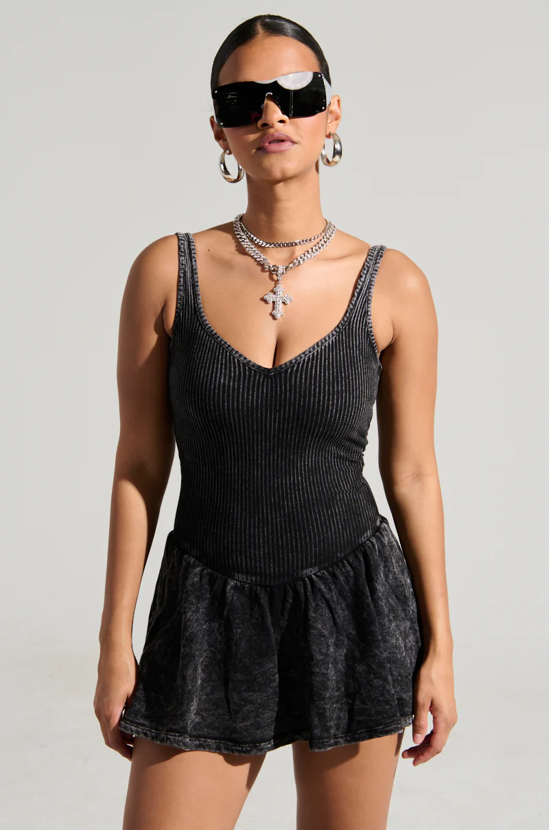HELLO SUMMER KNIT MINI DRESS - Image 3