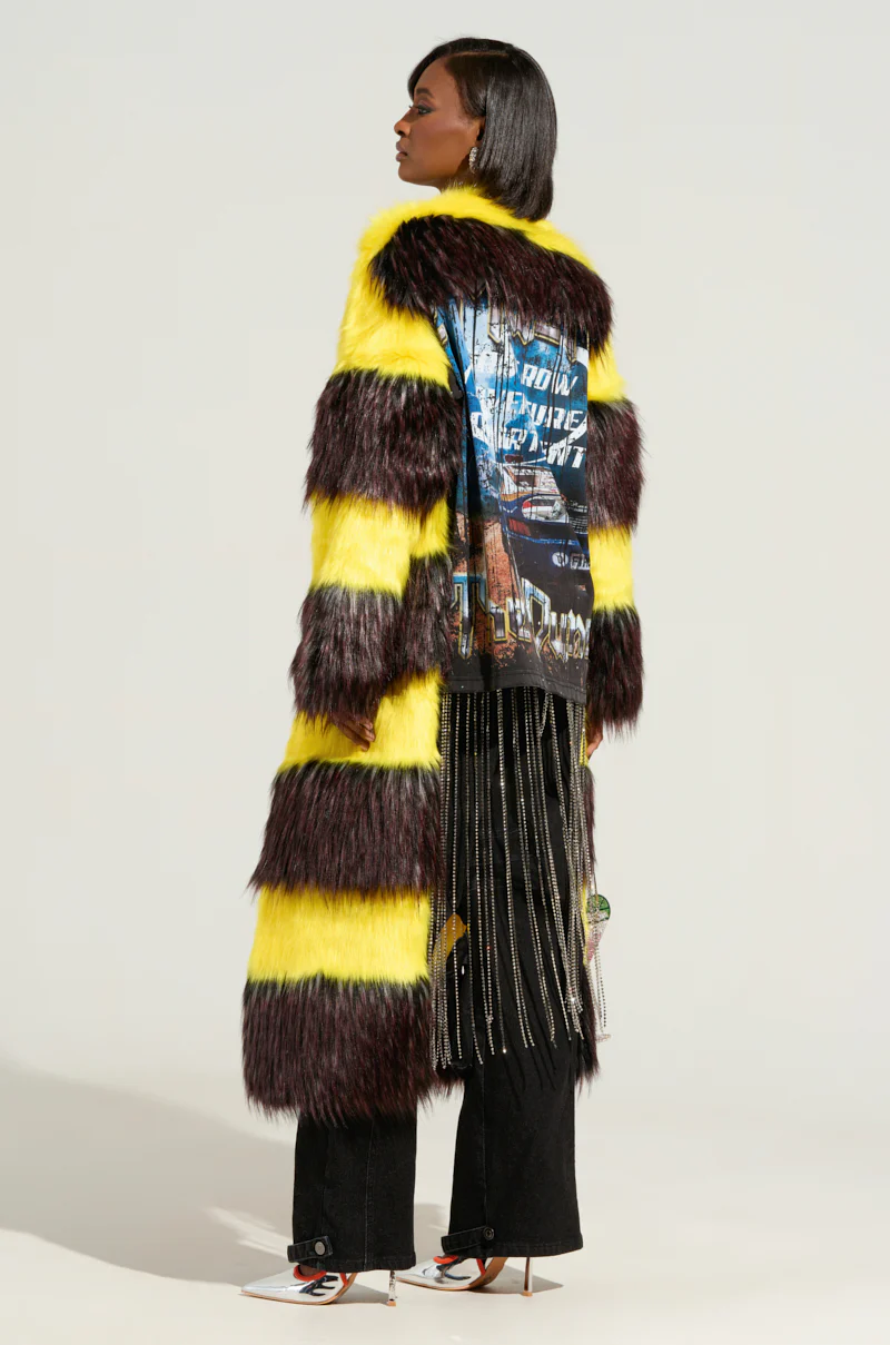 HENDRIX ASYMMETRICAL FUR BOLERO - Image 2