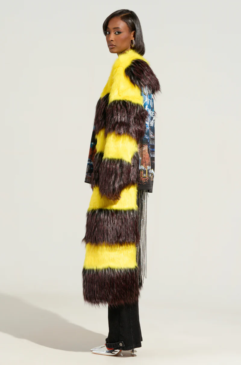 HENDRIX ASYMMETRICAL FUR BOLERO - Image 6