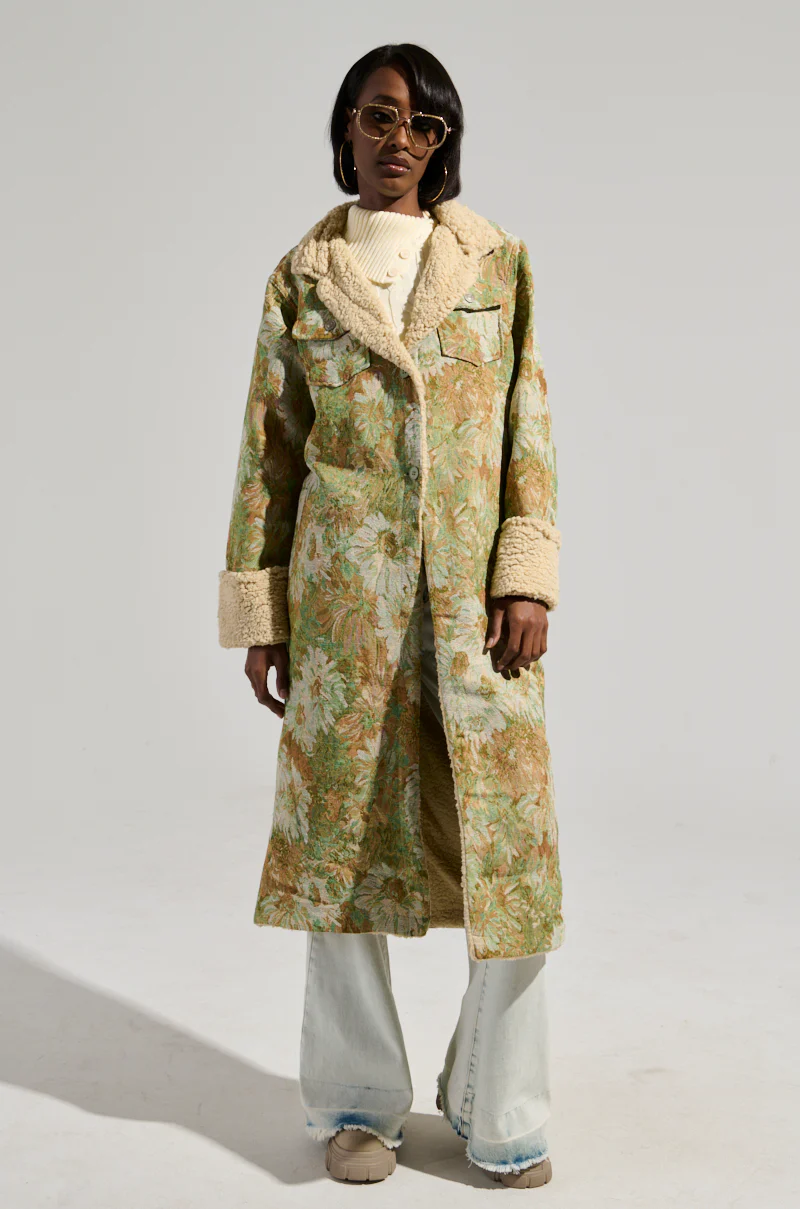 HERE COMES TROUBLE SHERPA LINED TRENCH - Image 3