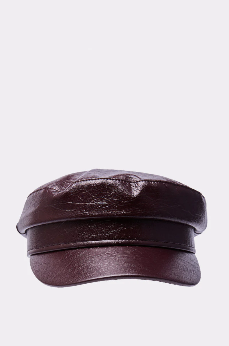 HERE FOR IT PU BRIM HAT - Image 3