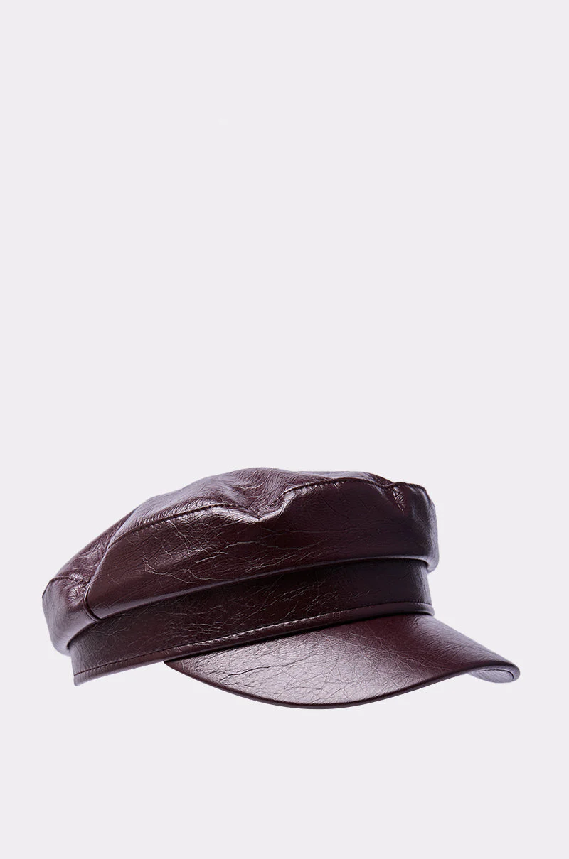 HERE FOR IT PU BRIM HAT - Image 4