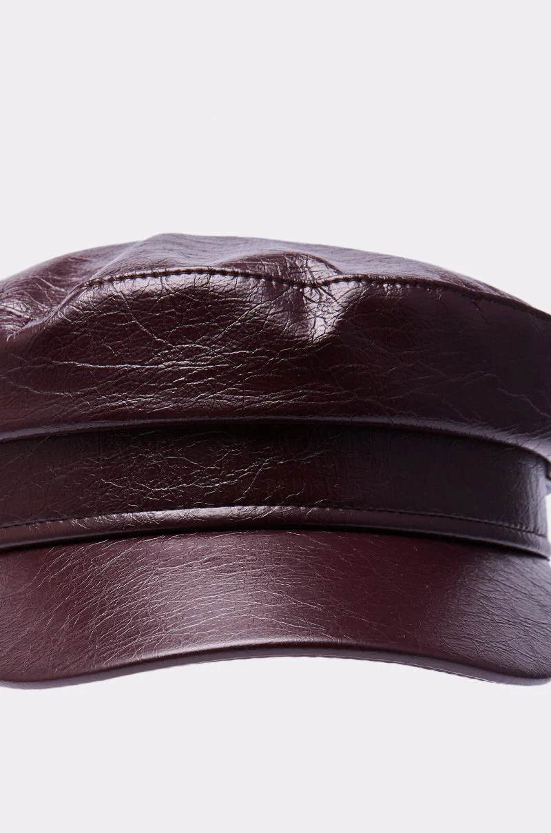 HERE FOR IT PU BRIM HAT - Image 5