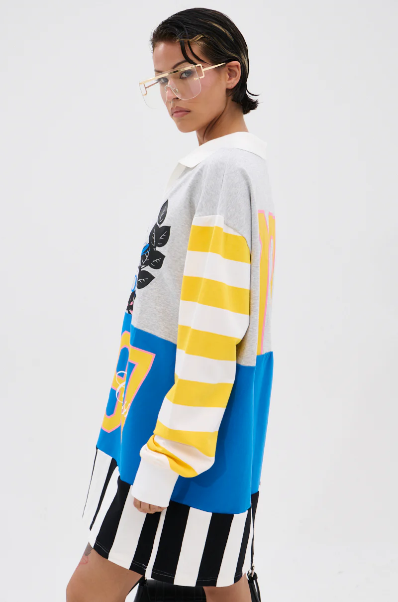 HERE FOR THE DRINKS PRINTED TSHIRT DRESS - Image 5