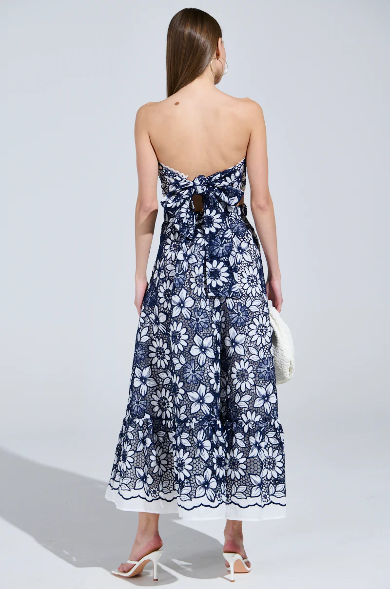 HERE TO CELEBRATE FLORAL MIDI DRESS - Image 4