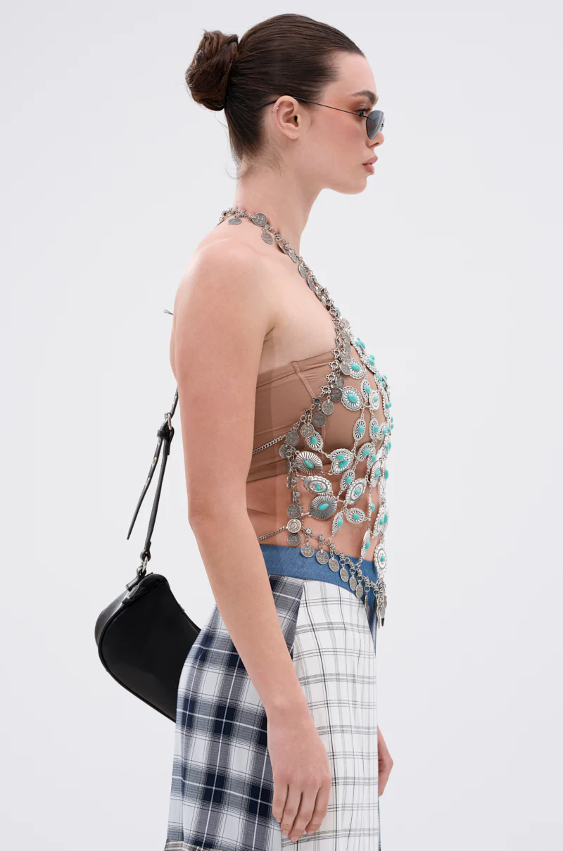 HIGH END RODEO TURQUOISE STONE TOP - Image 3