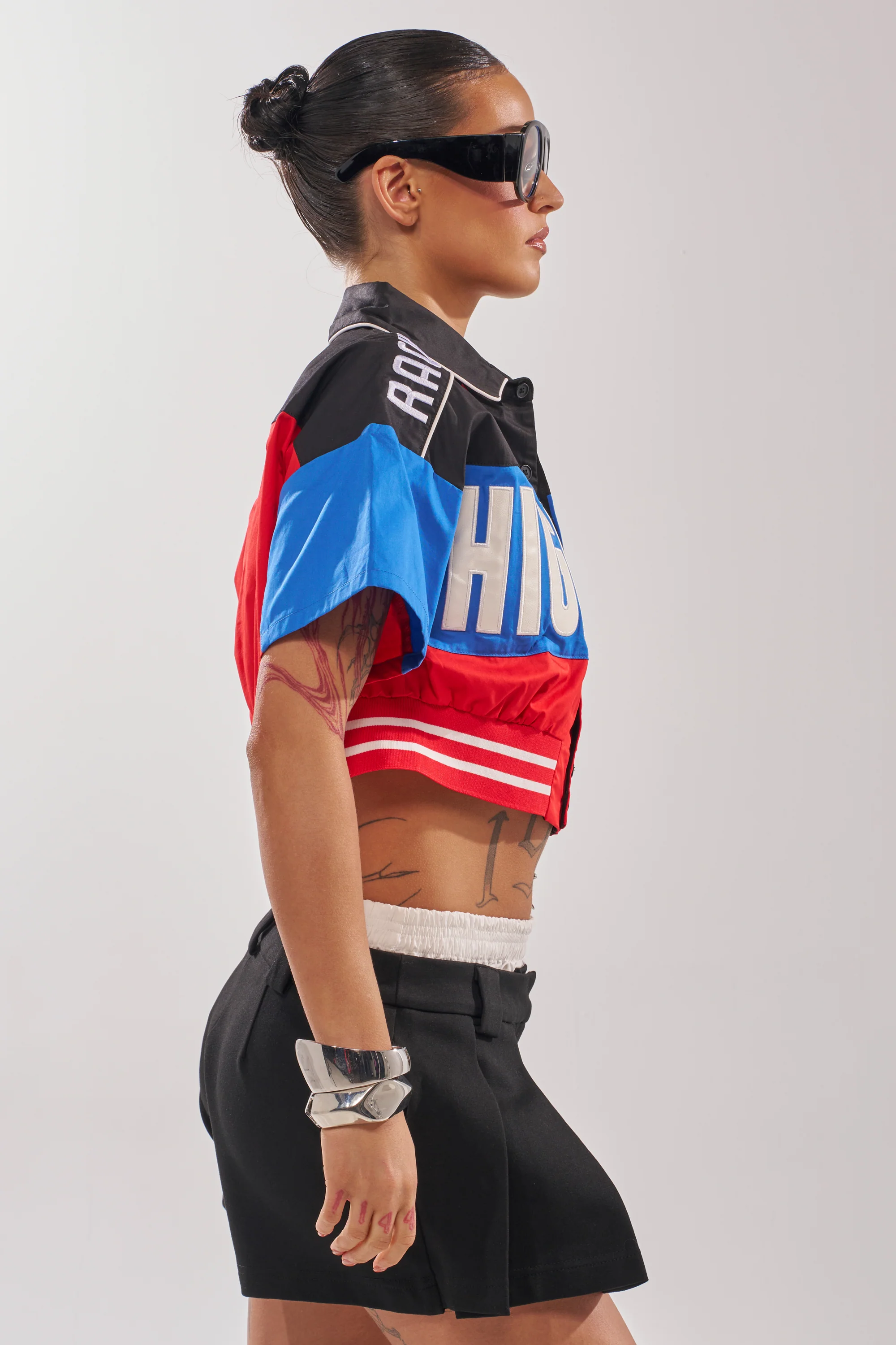 HIGH GEAR CROPPED BUTTON DOWN - Image 3