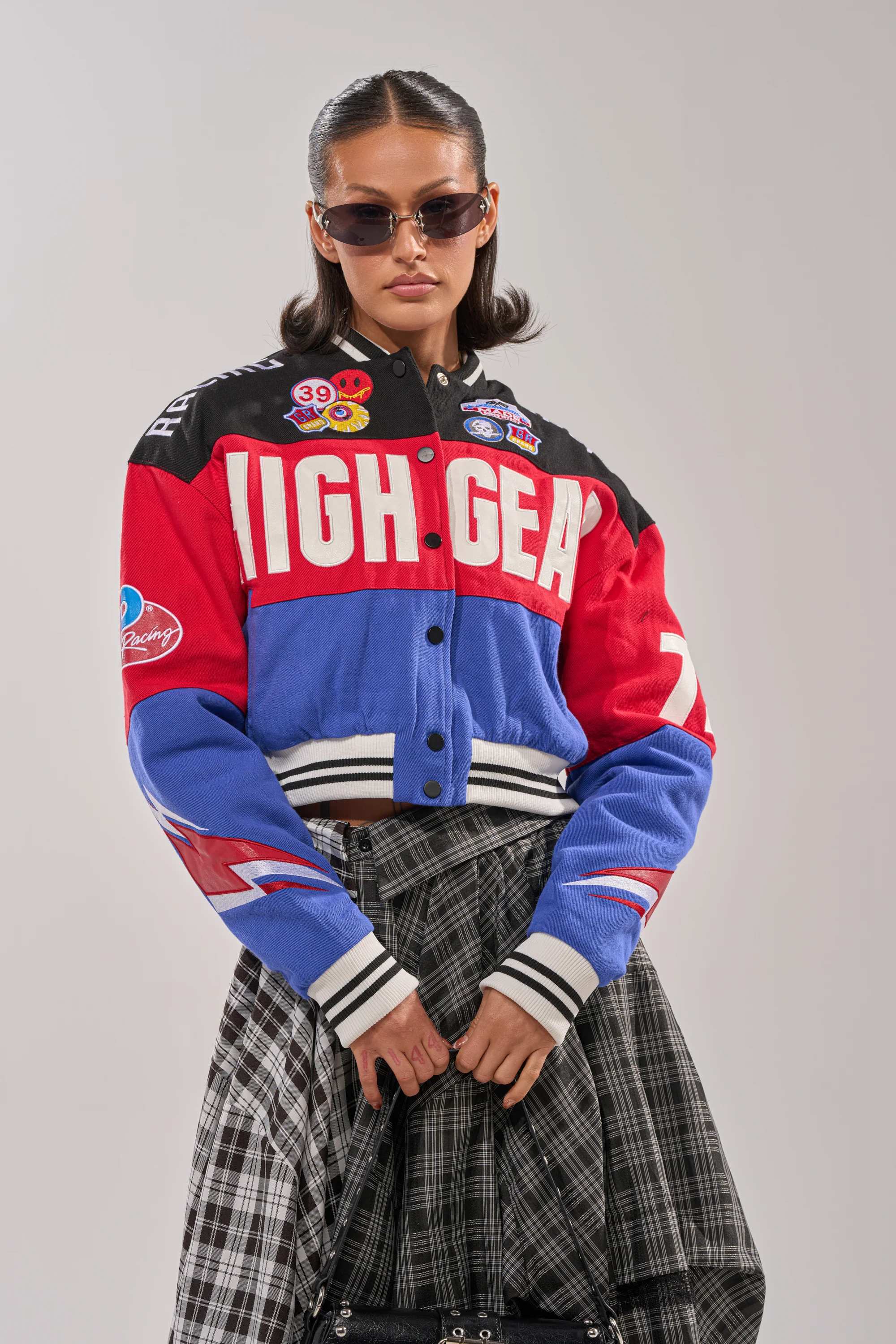 HIGH GEAR EMBROIDERED BOMBER - Image 2
