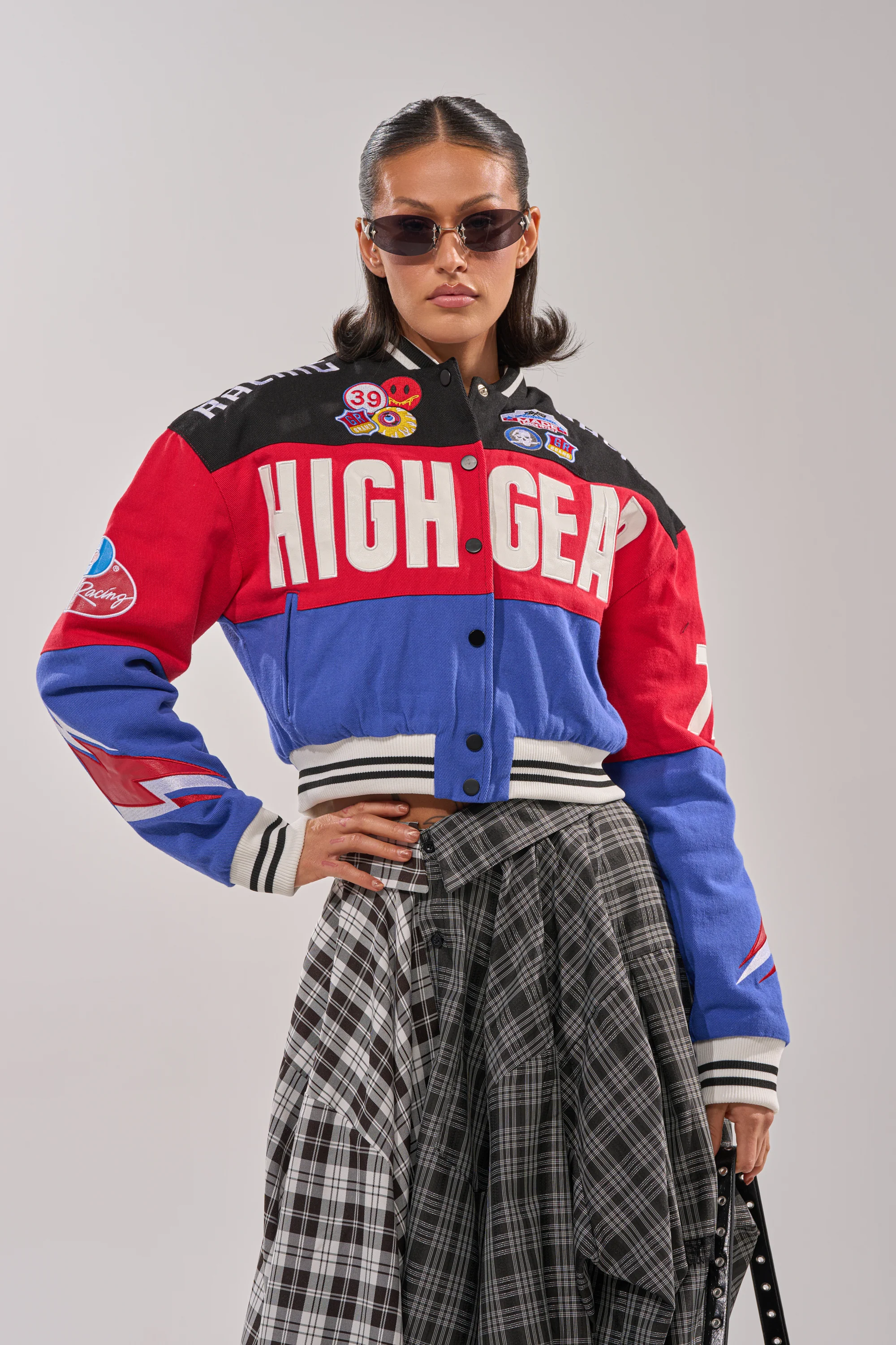 HIGH GEAR EMBROIDERED BOMBER - Image 3