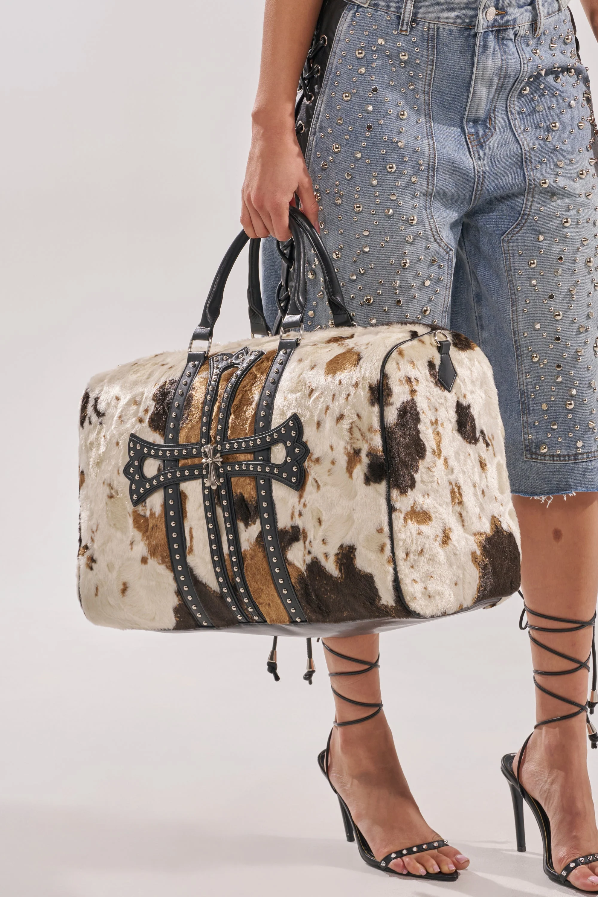HIGH STANDARDS FAUX FUR DUFFEL - Image 7
