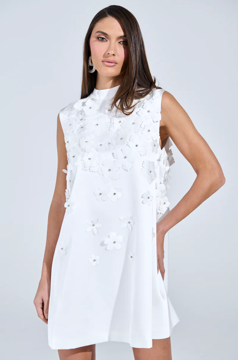 HILLARY FLORAL MINI DRESS - Image 4