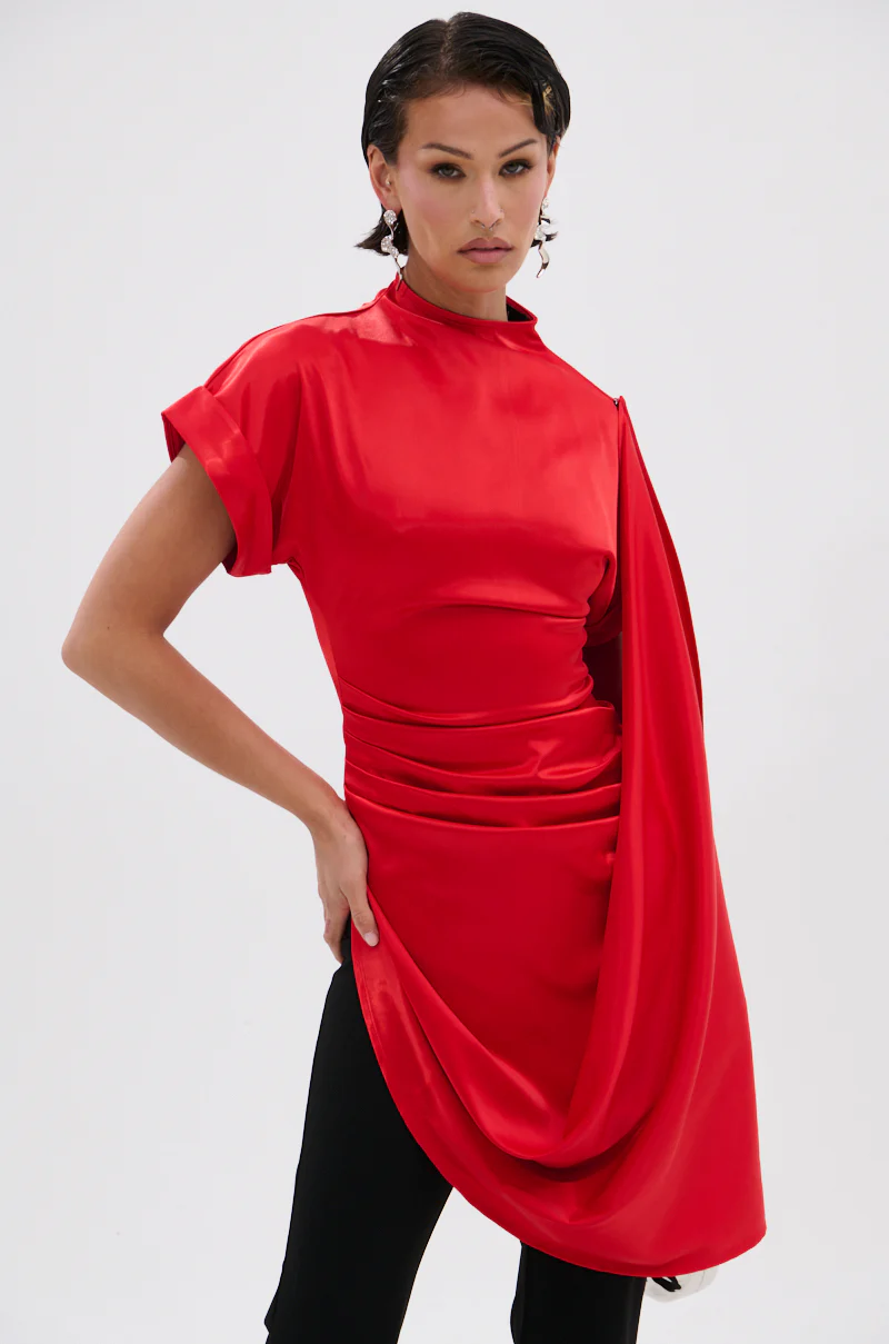 HILLARY SATIN BLOUSE - Image 5