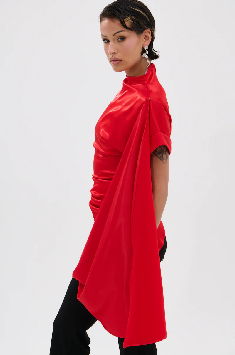 HILLARY SATIN BLOUSE - Image 6