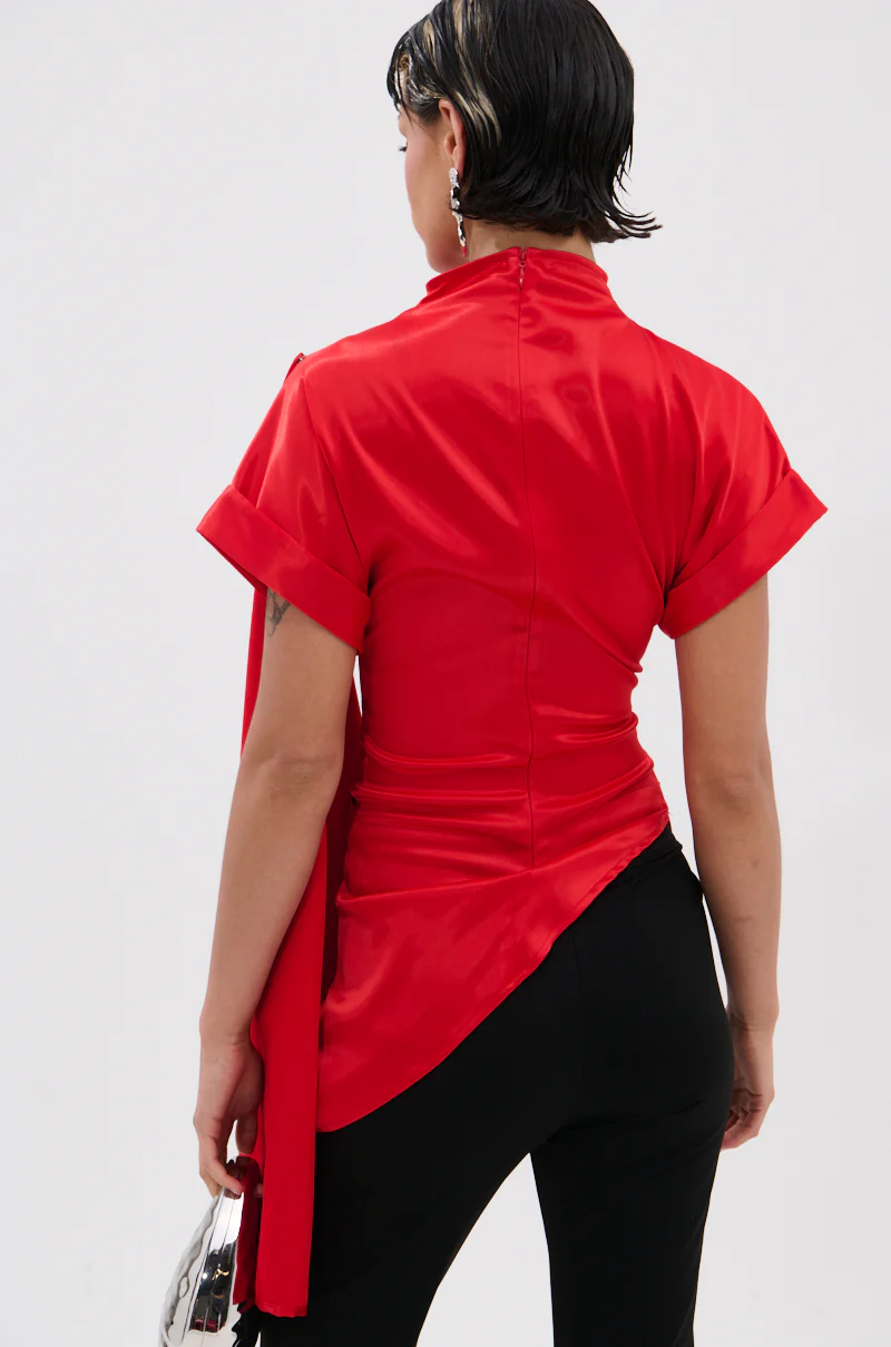 HILLARY SATIN BLOUSE - Image 7