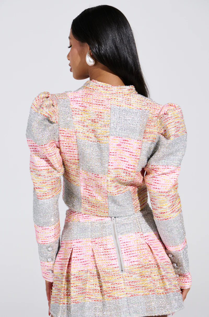 HOLD ON TIGHT TWEED BLAZER - Image 4
