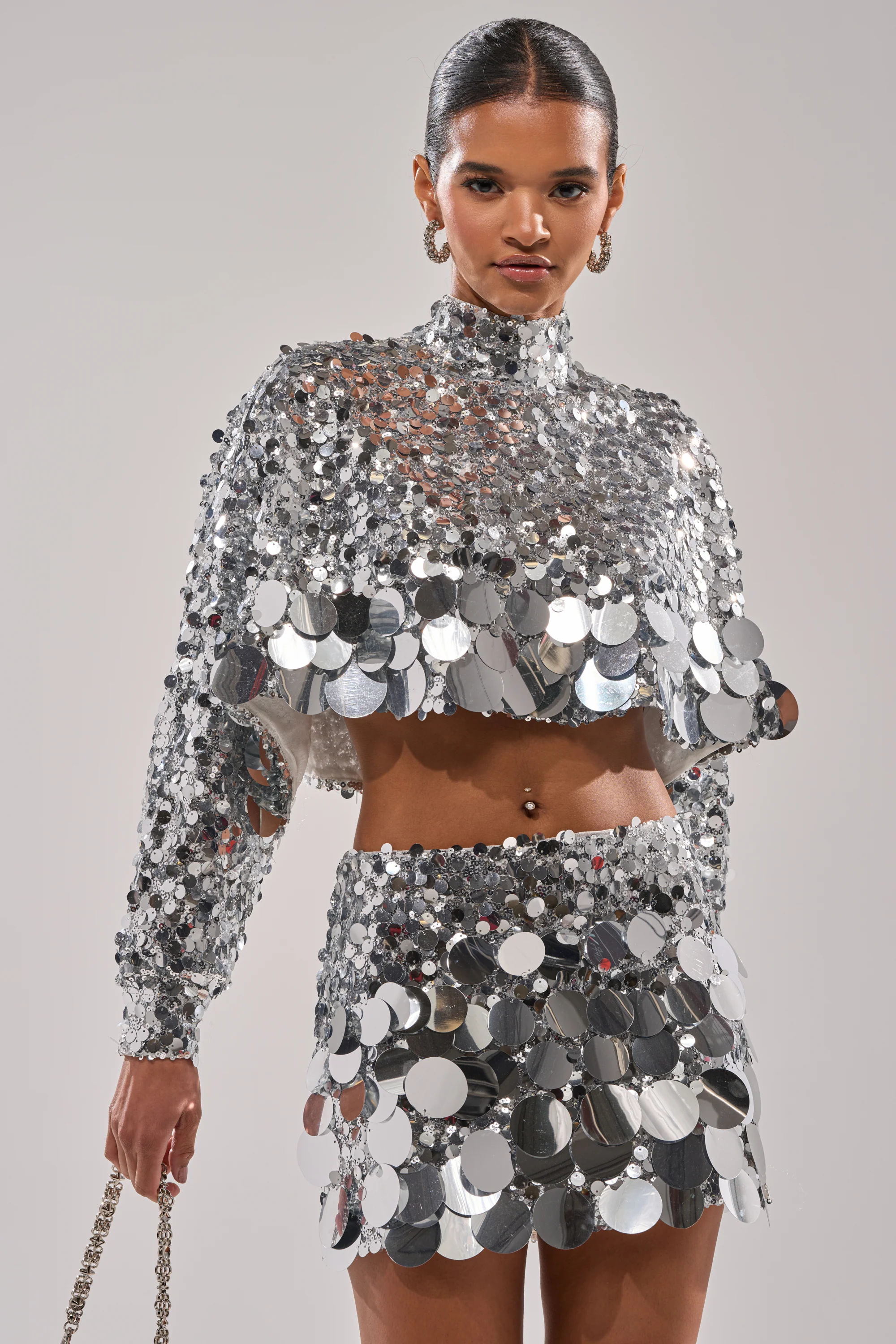 HOLIDAY BLING SEQUIN BLOUSE - Image 2