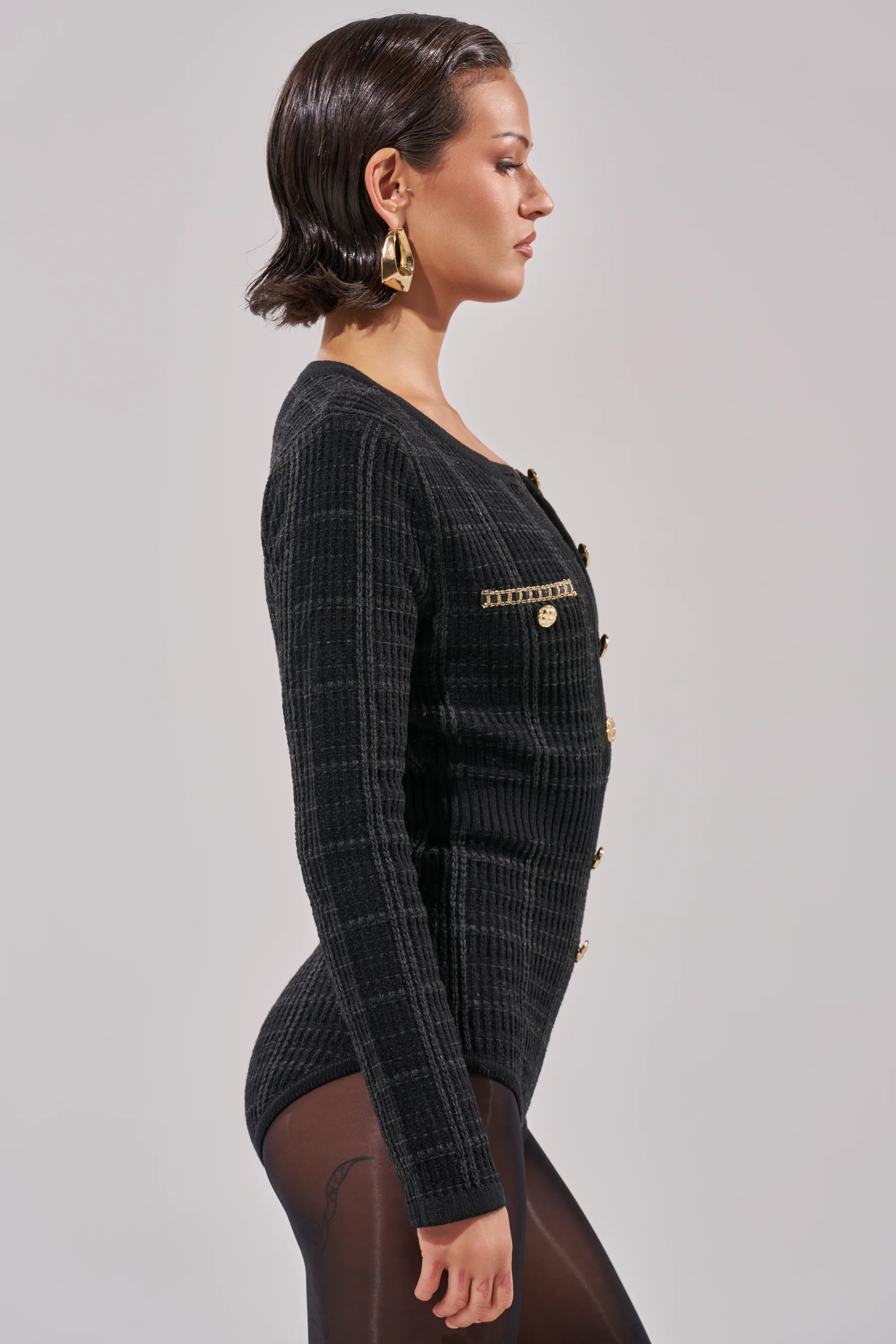 HOLIDAY TIME PLAID ROMPER - Image 4