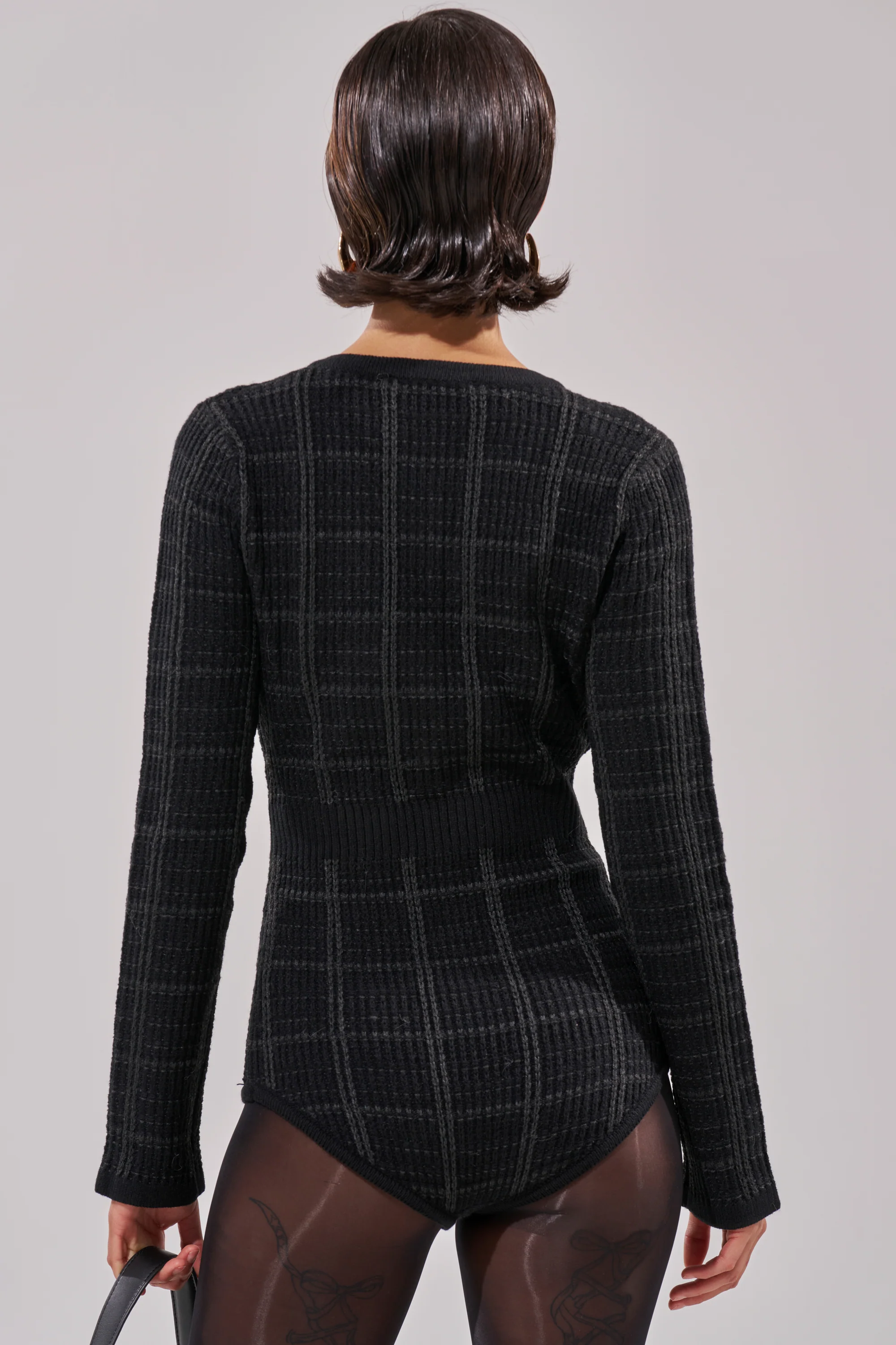 HOLIDAY TIME PLAID ROMPER - Image 5