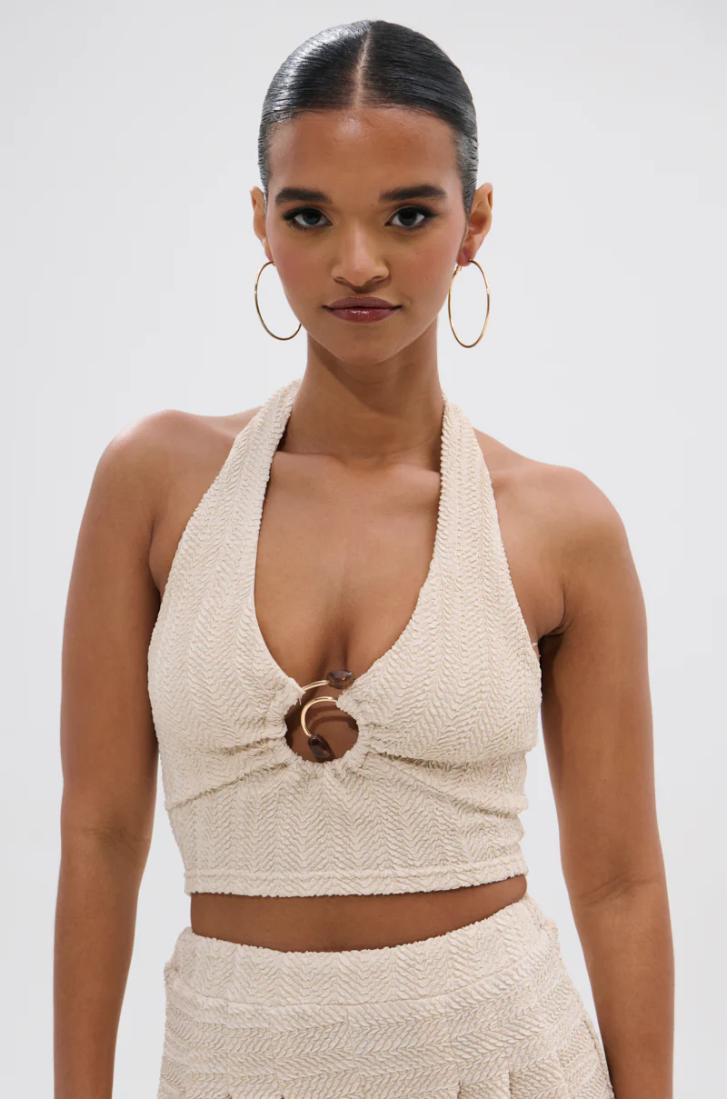 HOLLYWOOD SLINKY TEXTURED BRALETTE - Image 3