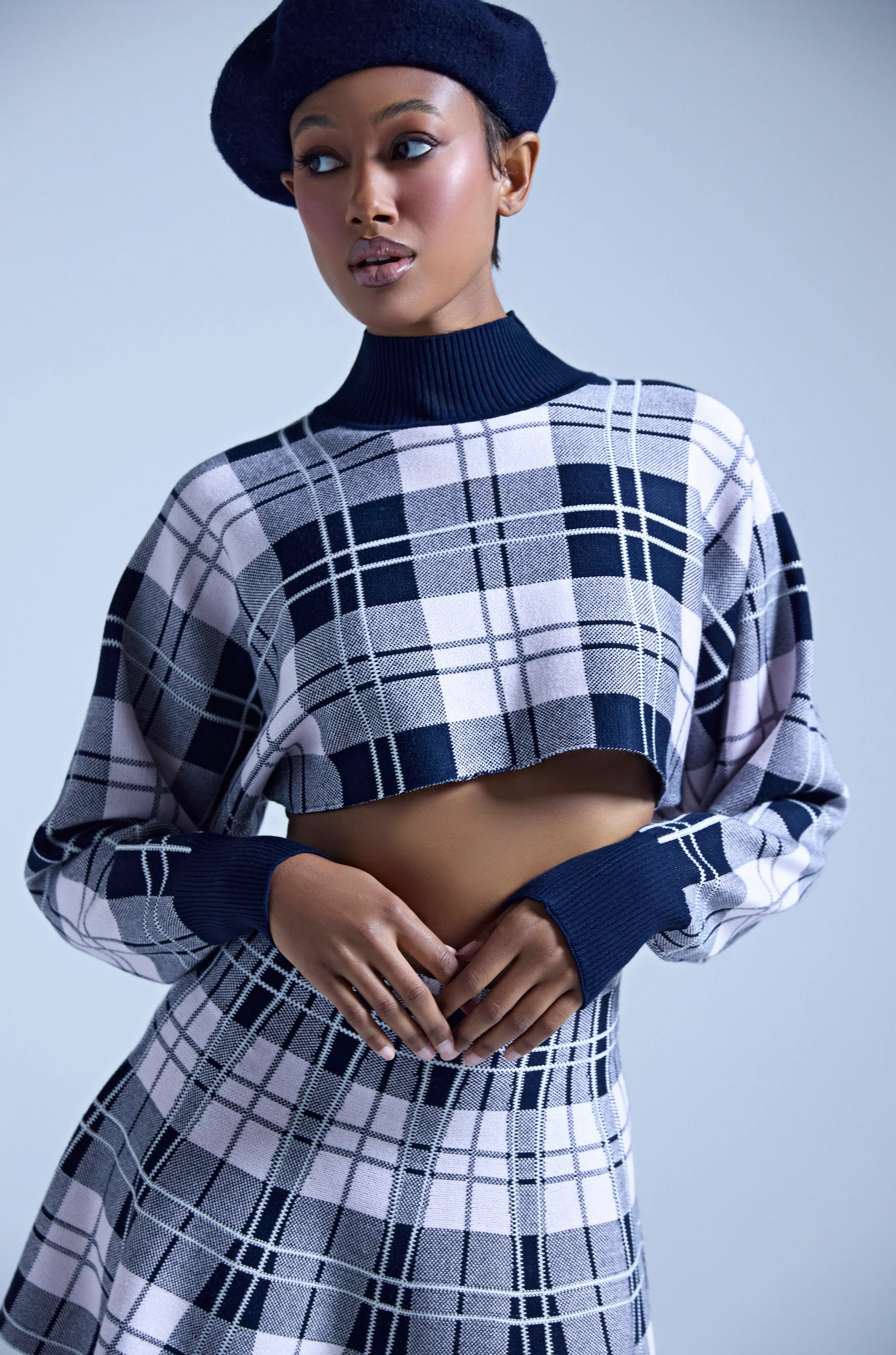 HOME FOR THE HOLIDAYS CROPPED SWEATER - Image 2