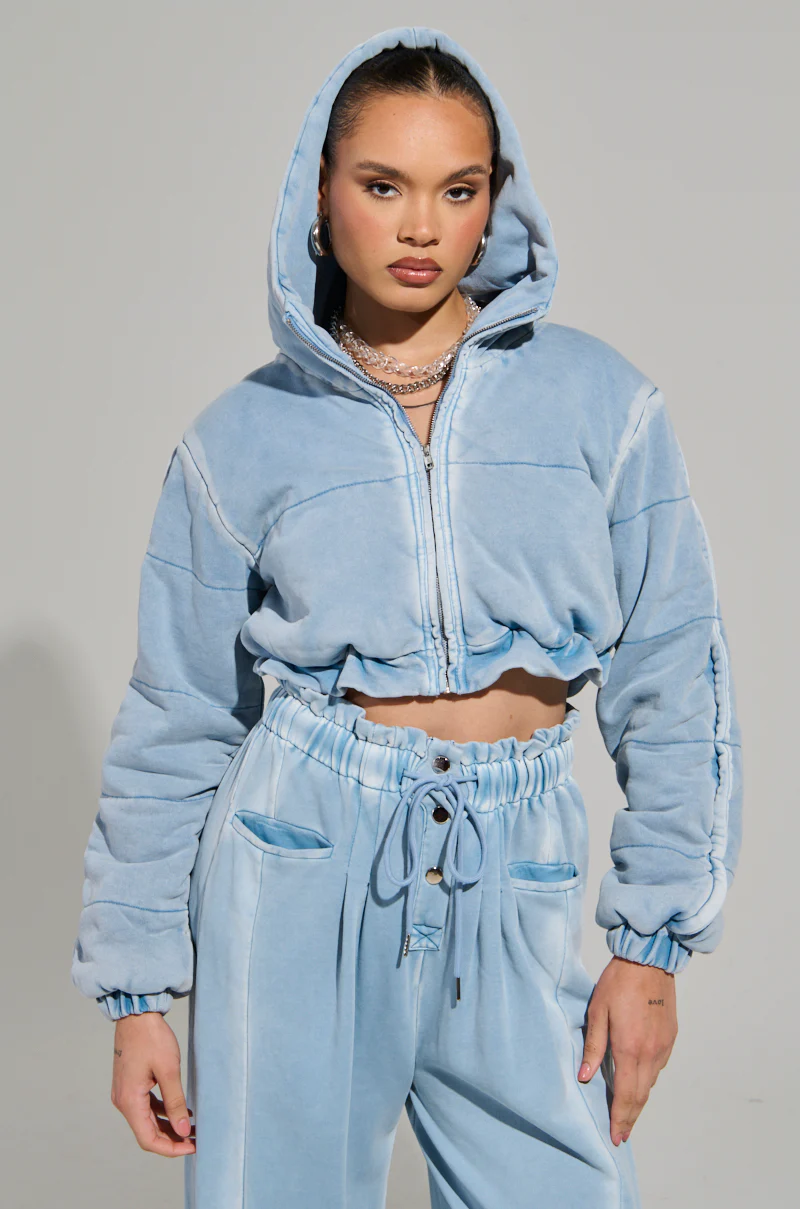 HONEY HONEY FRENCH TERRY BOMBER - Image 2