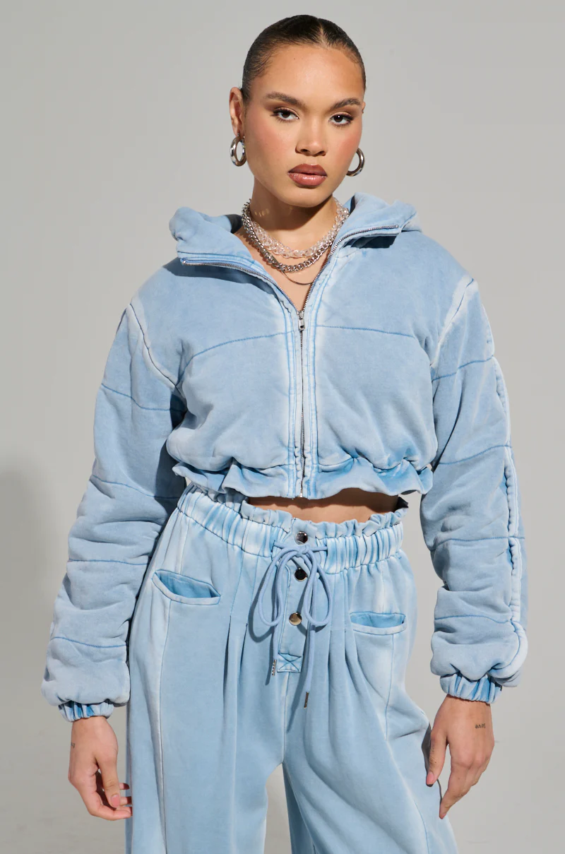 HONEY HONEY FRENCH TERRY BOMBER - Image 3