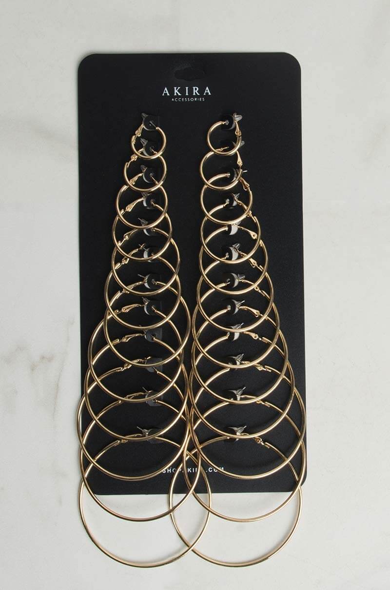 HOOP SET GOLD