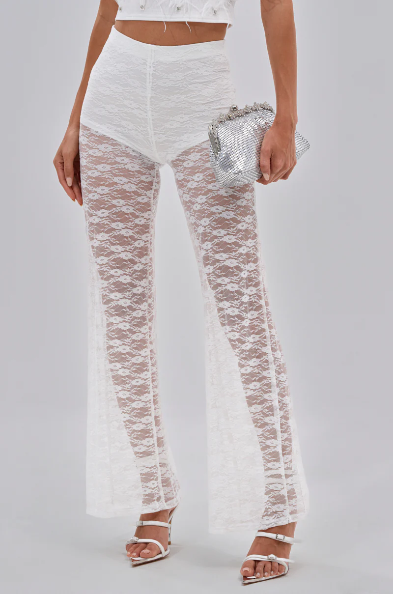 HOT STUFF LACE FLARE LEGGING - Image 2