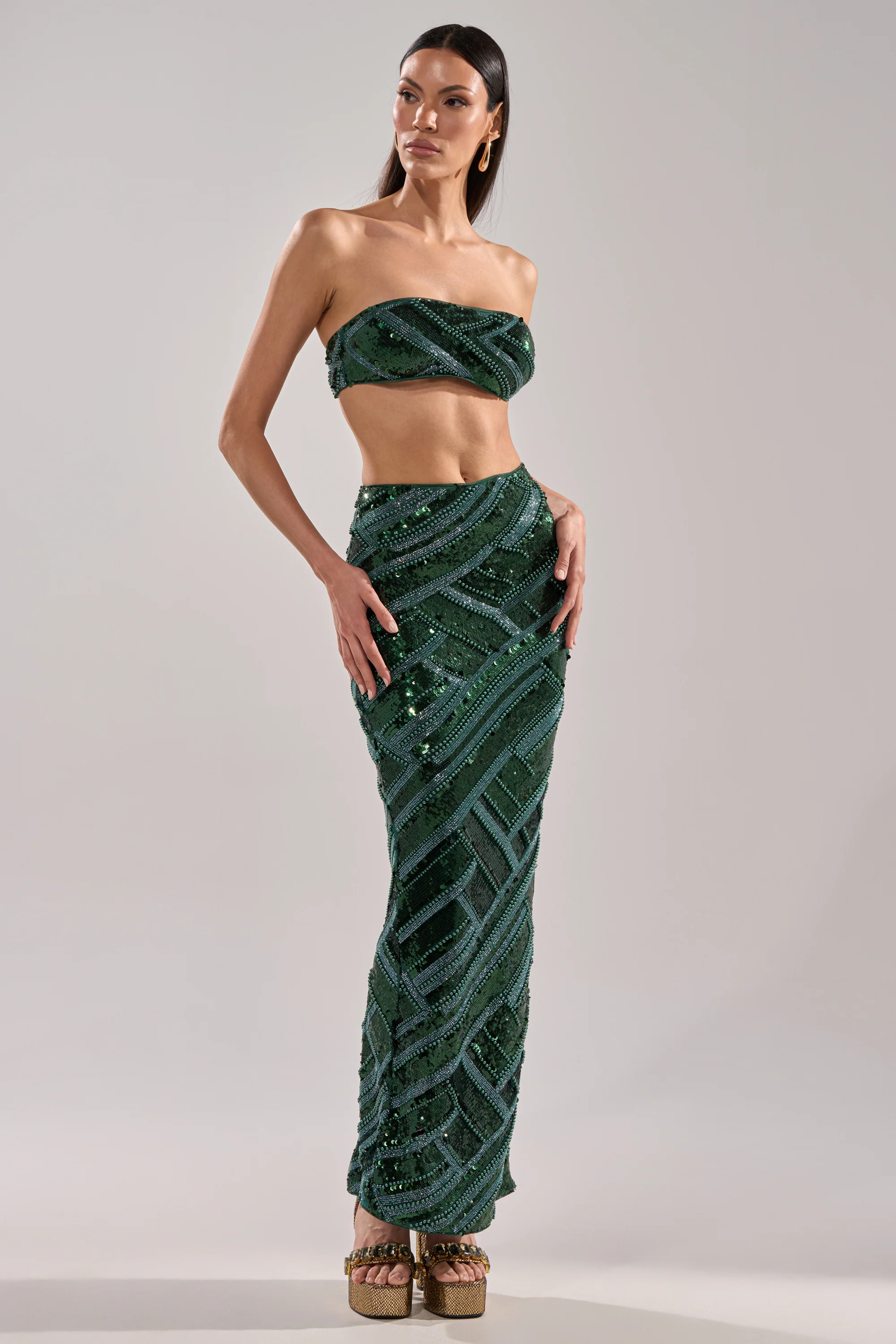 HOTTEST GIRL IN THE CLUB SEQUIN BANDEAU - Image 7