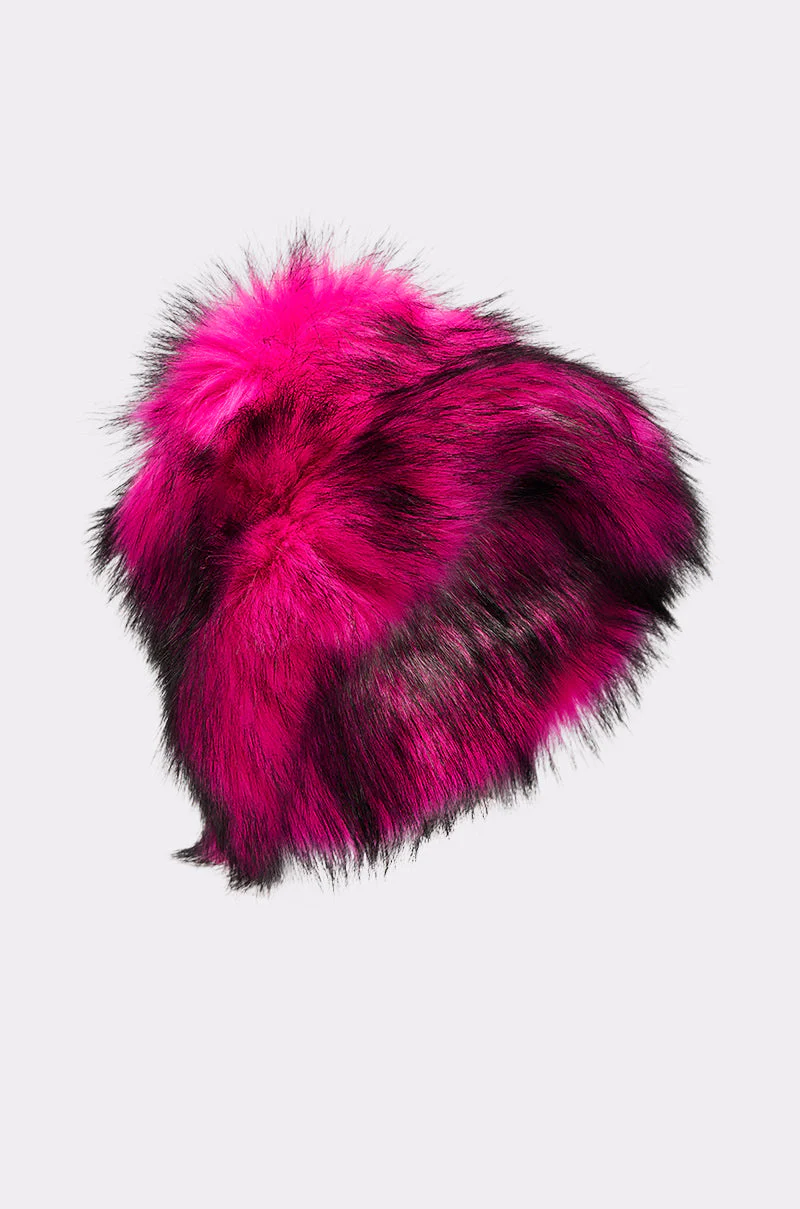 HOTTIE FAUX FUR BUCKET HAT - Image 5