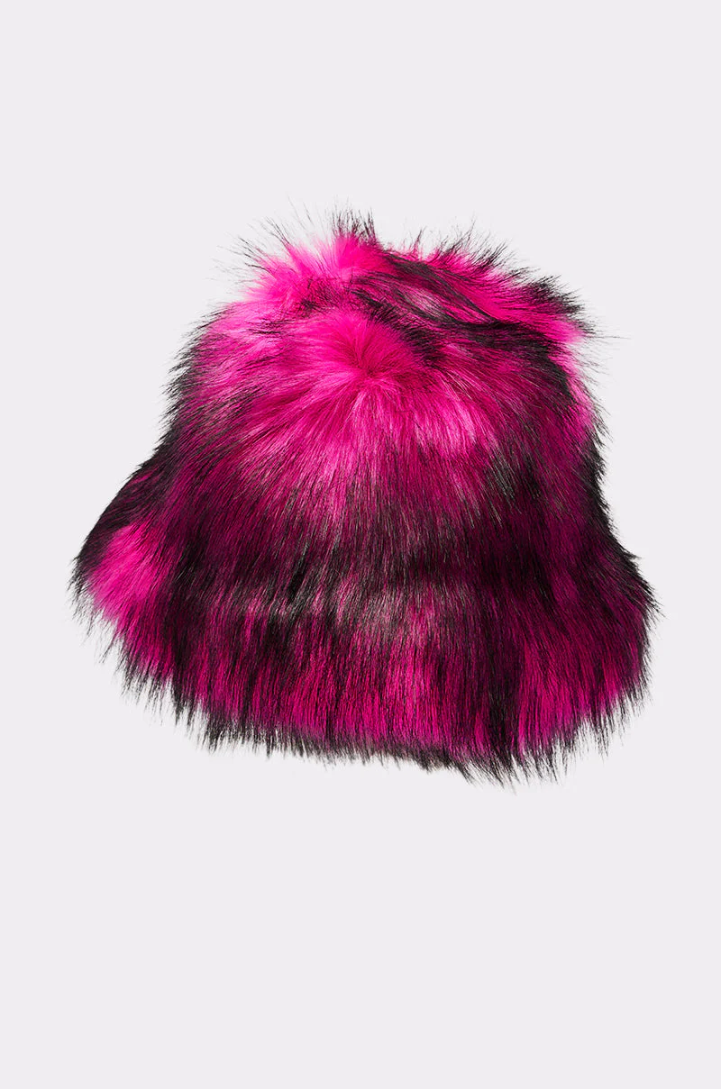 HOTTIE FAUX FUR BUCKET HAT - Image 6