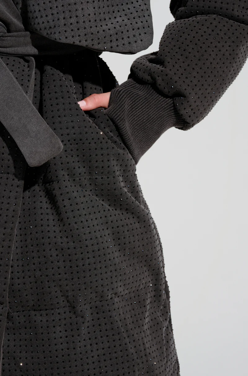 HOUDINI LONG RHINESTONE PUFFER - Image 7