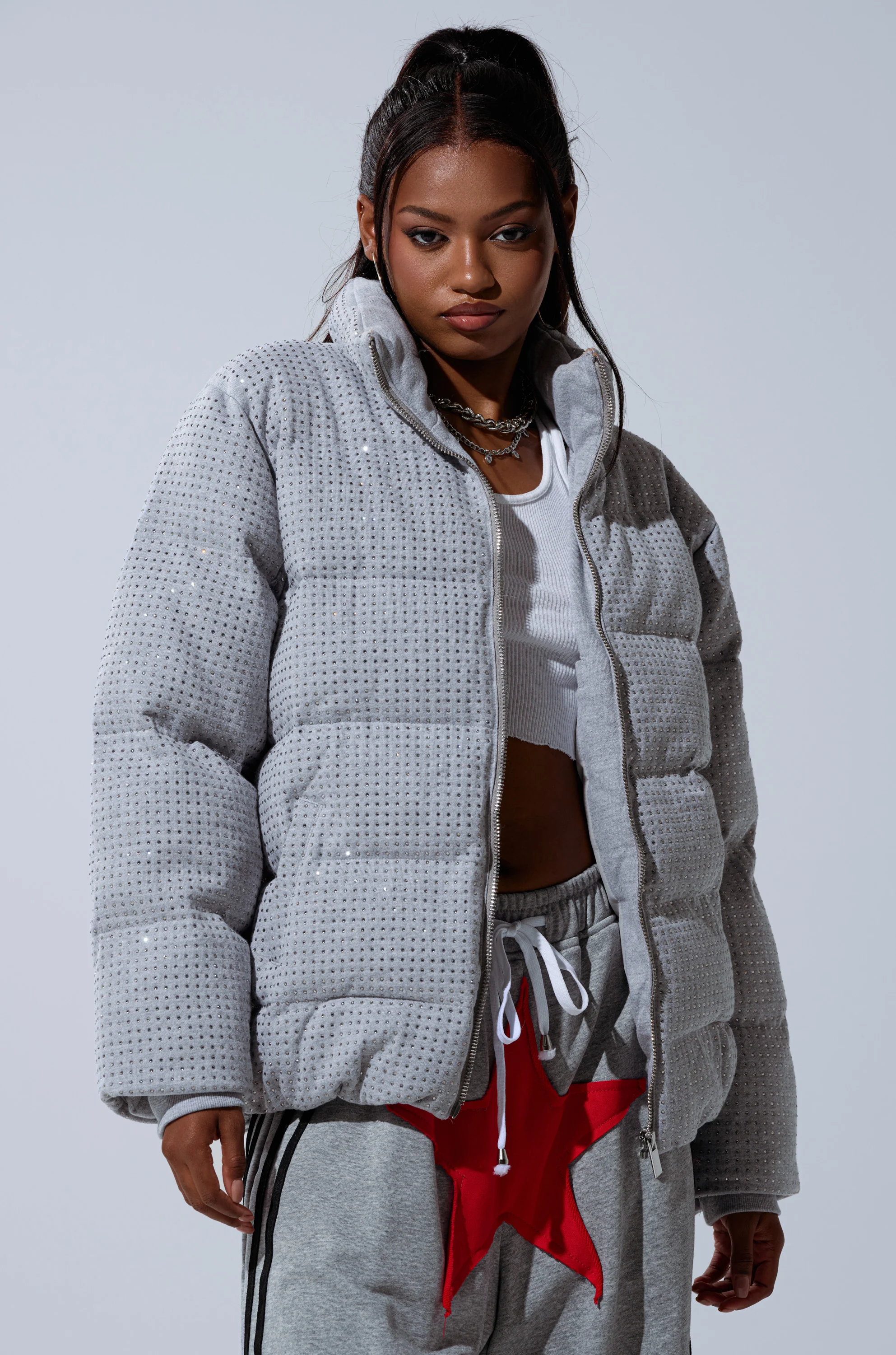 HOUDINI MID RHINESTONE PUFFER - Image 3