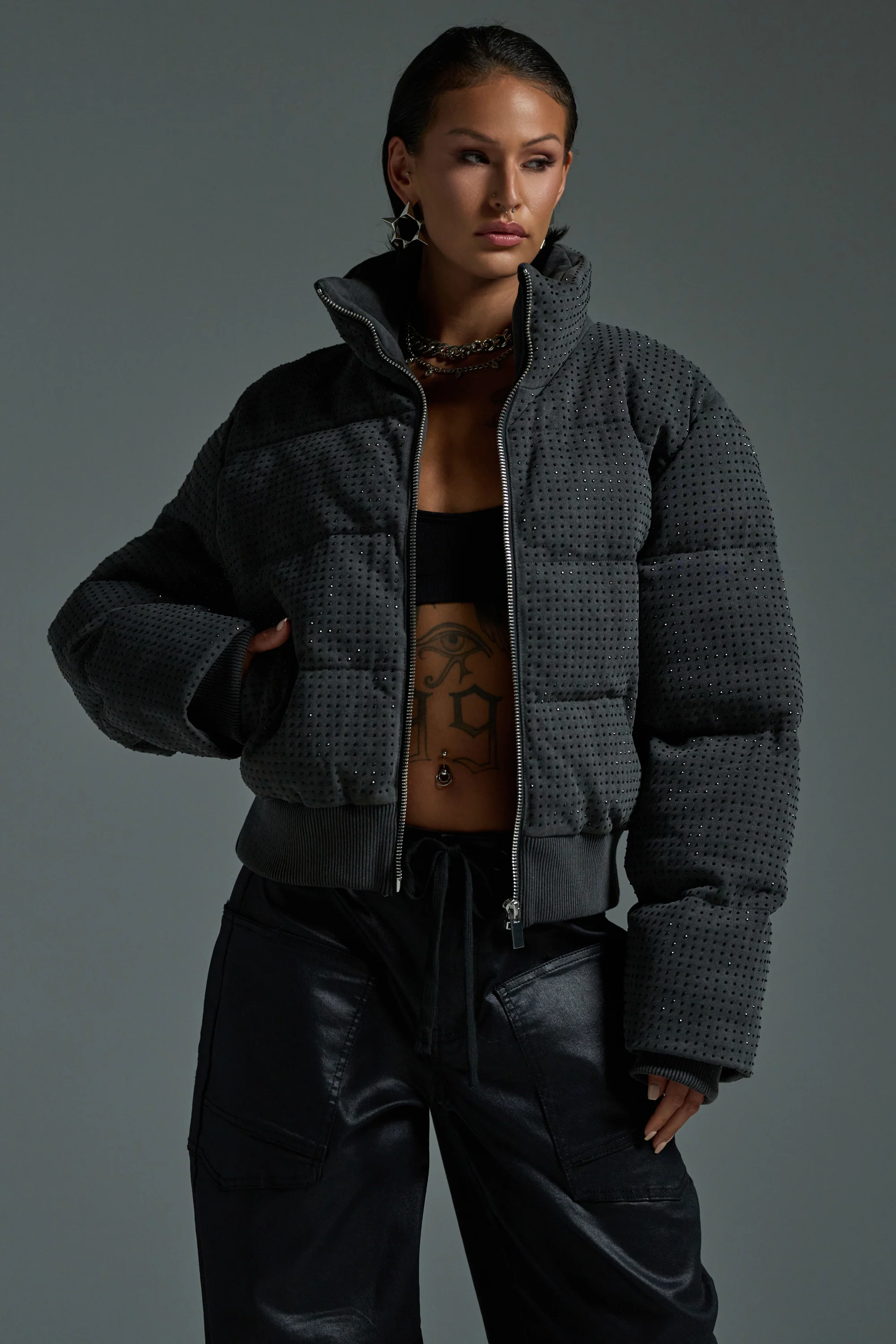 HOUDINI RHINESTONE PUFFER - Image 2