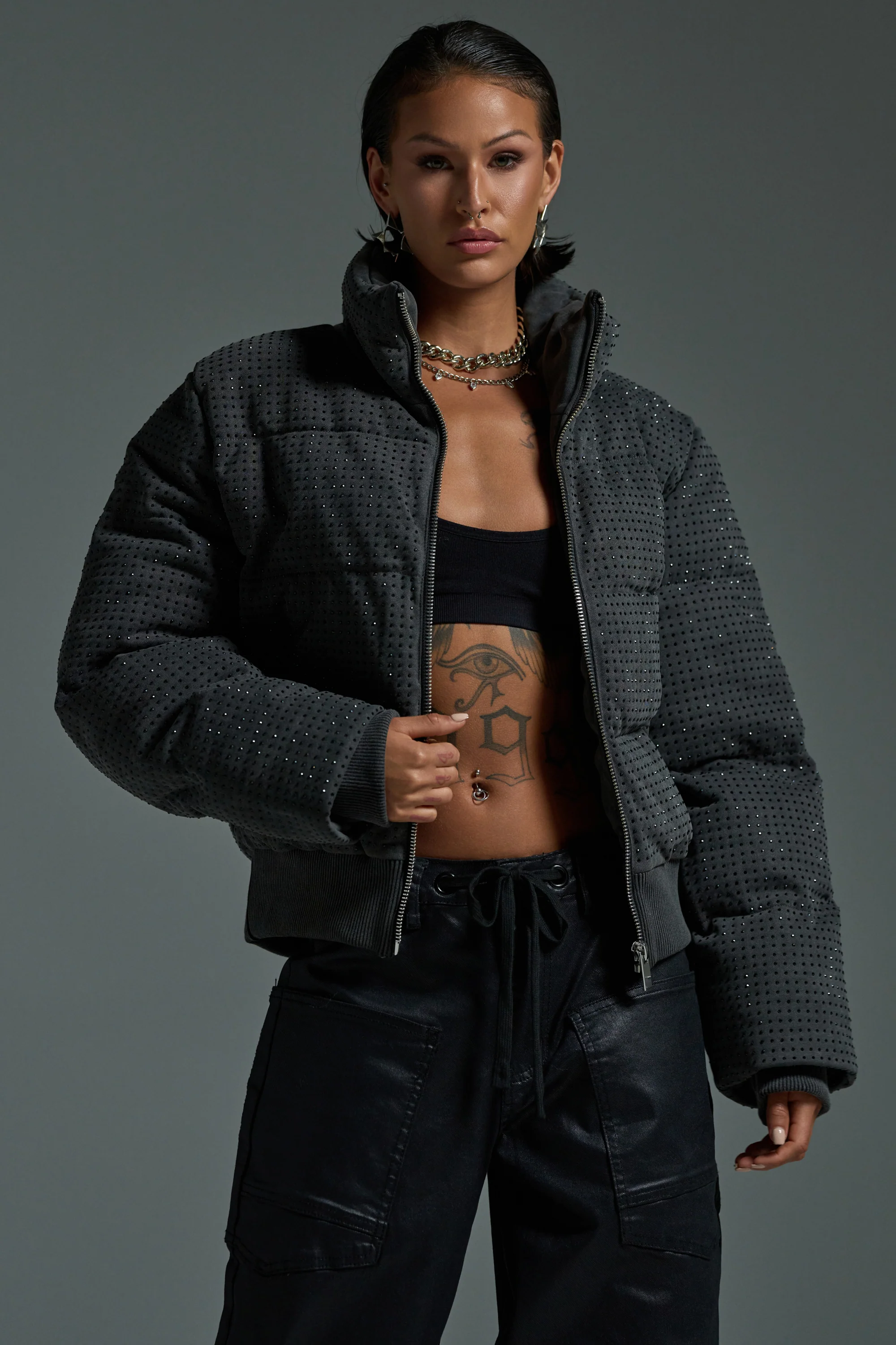 HOUDINI RHINESTONE PUFFER - Image 3