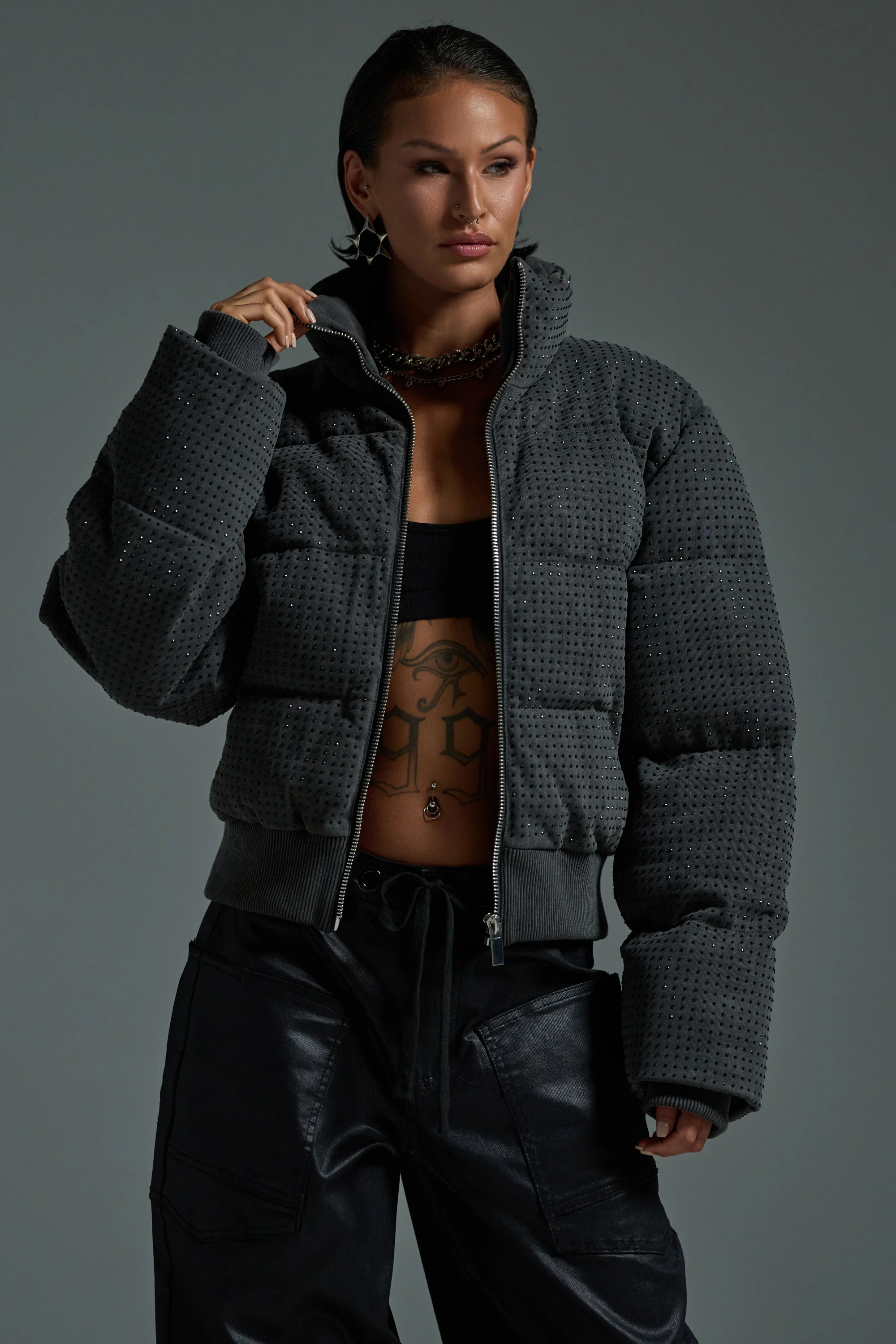 HOUDINI RHINESTONE PUFFER - Image 4