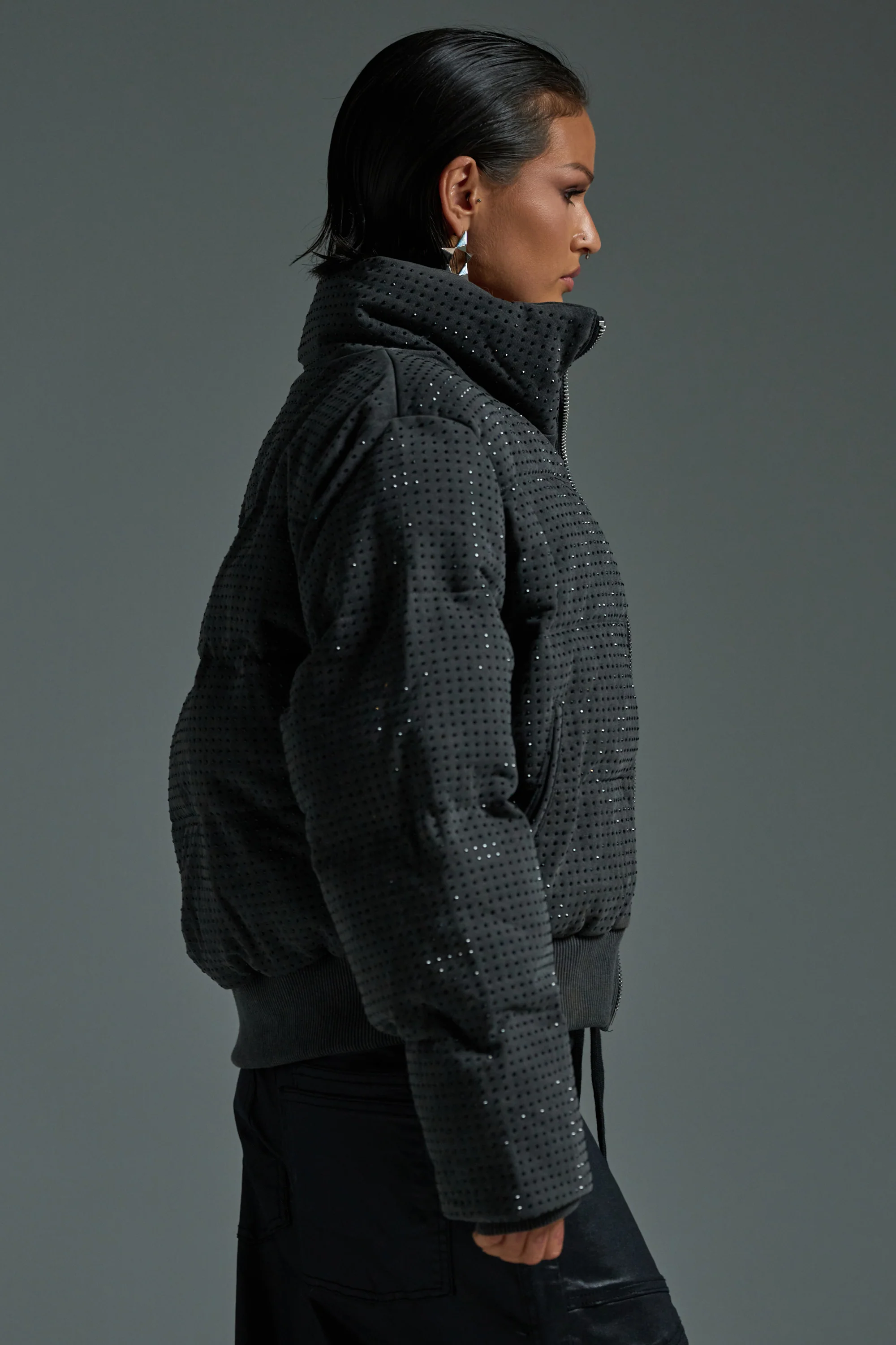 HOUDINI RHINESTONE PUFFER - Image 5