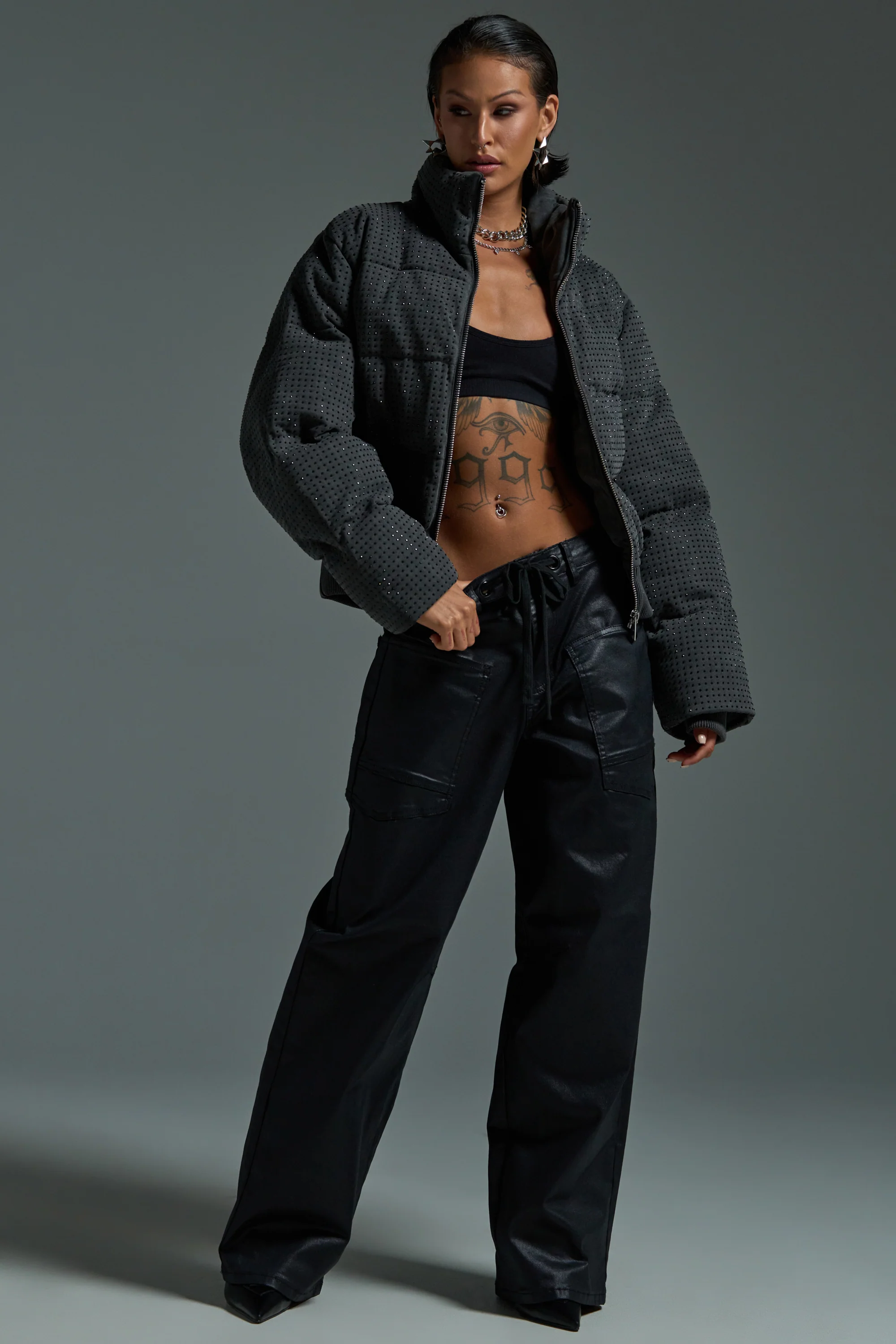 HOUDINI RHINESTONE PUFFER - Image 7
