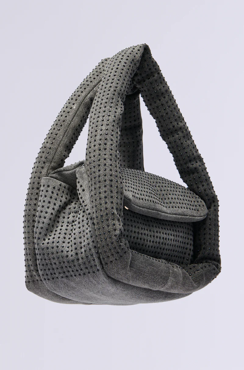 HOUDINI RHINESTONE PUFFER PURSE - Image 3