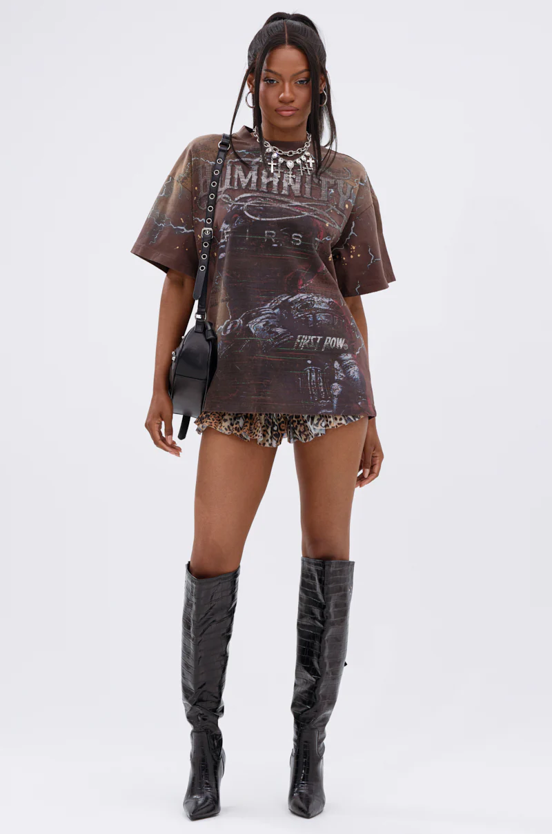 HUMANITY OVERSIZED GRAPHIC TEE - Image 6