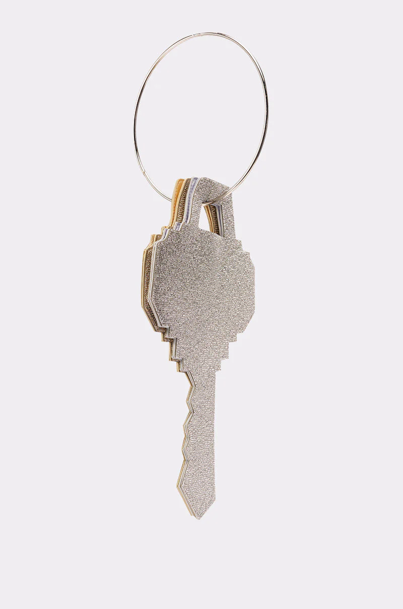 I AM THE KEY OVERSIZED BLING BAGS