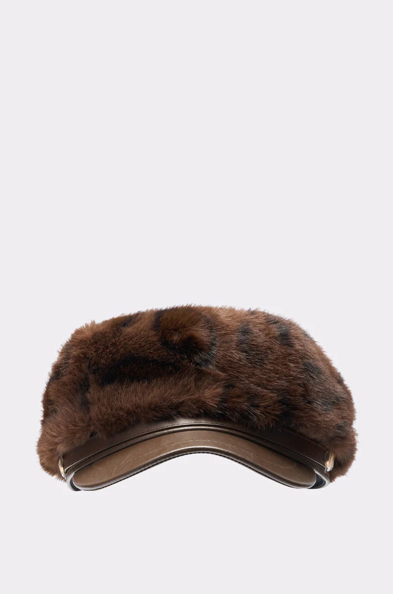 I AM THE LUXURY FAUX FUR BRIM HAT - Image 2