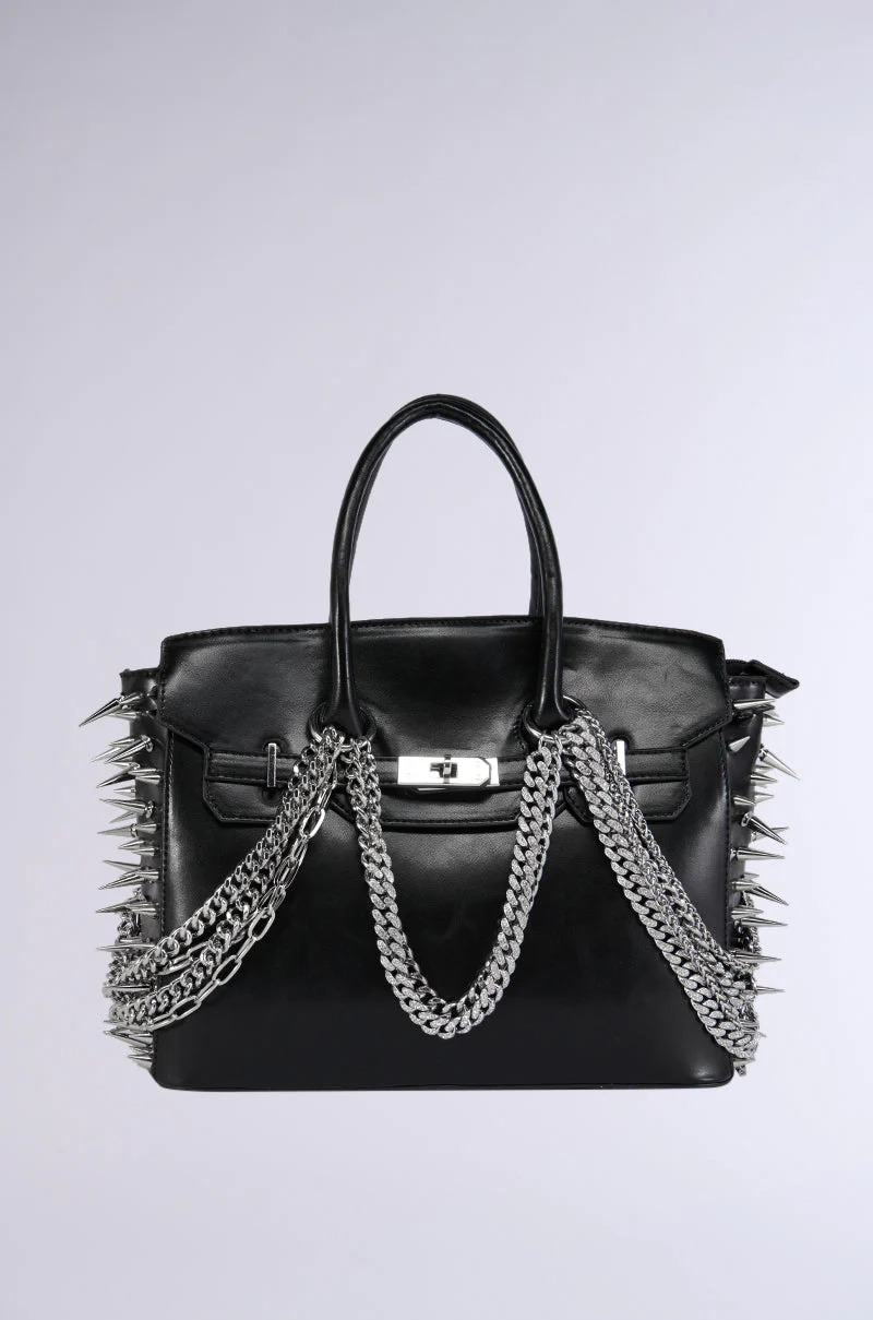 I BITE BACK EMBELLISHED TOTE - Image 4