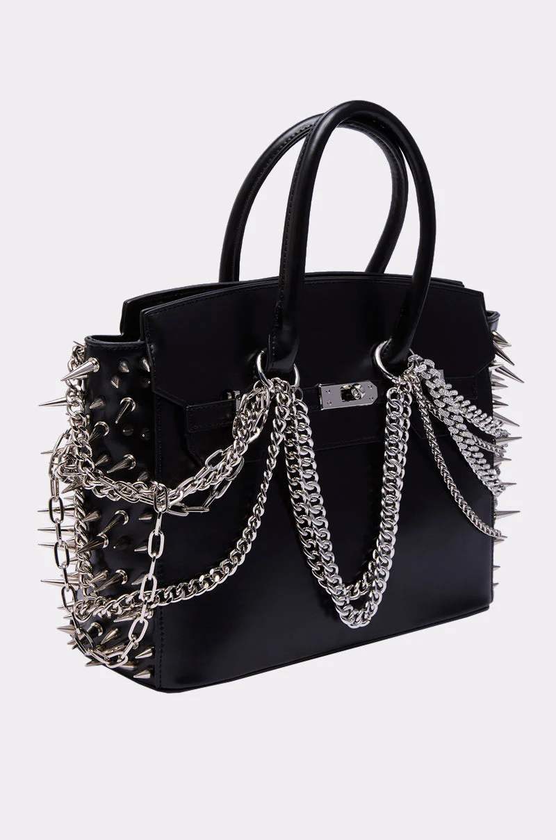 I BITE BACK EMBELLISHED TOTE - Image 5
