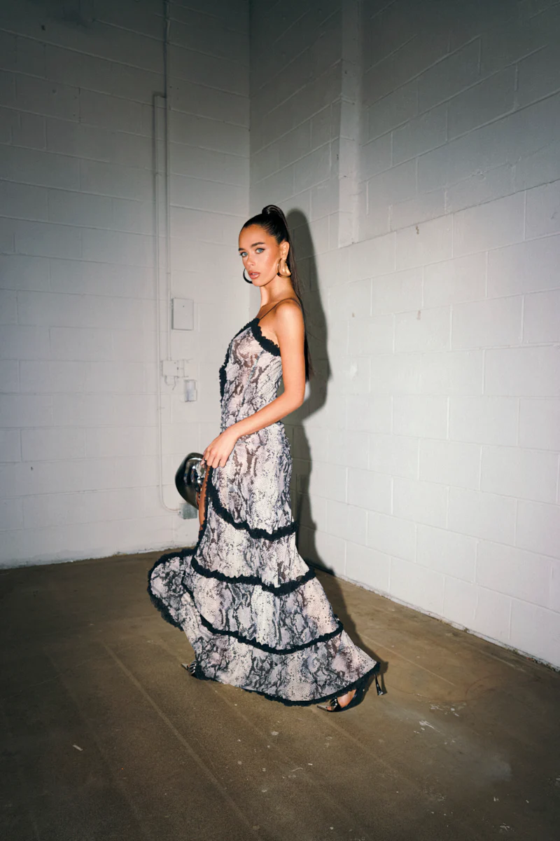 I BITE BACK PRINTED MAXI DRESS - Image 4